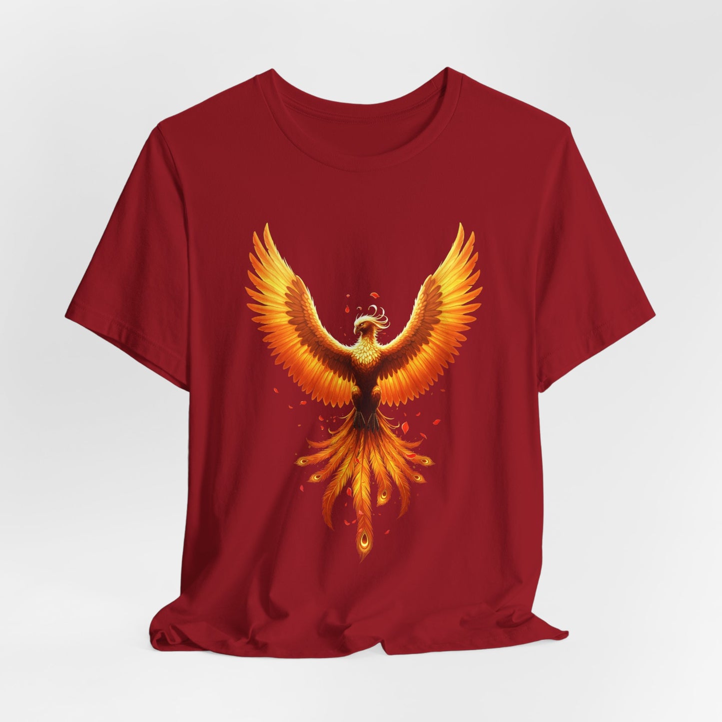 Phoenix Rising Shirt • Fiery Phoenix Graphic Tee • Rebirth Transformation Myth Shirt • Firebird Art Tee • Unisex Gift Tee XS‑5XL
