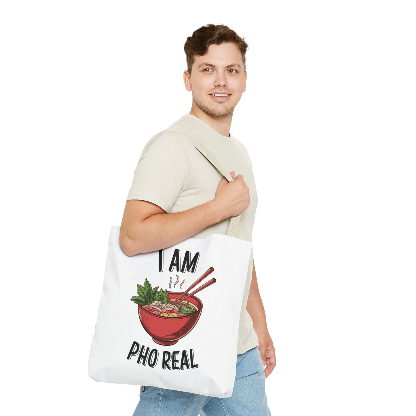 Pho Real Tote Bag Shopping Bag Pho Tote Reusable Bag Gift for Foodie Lover