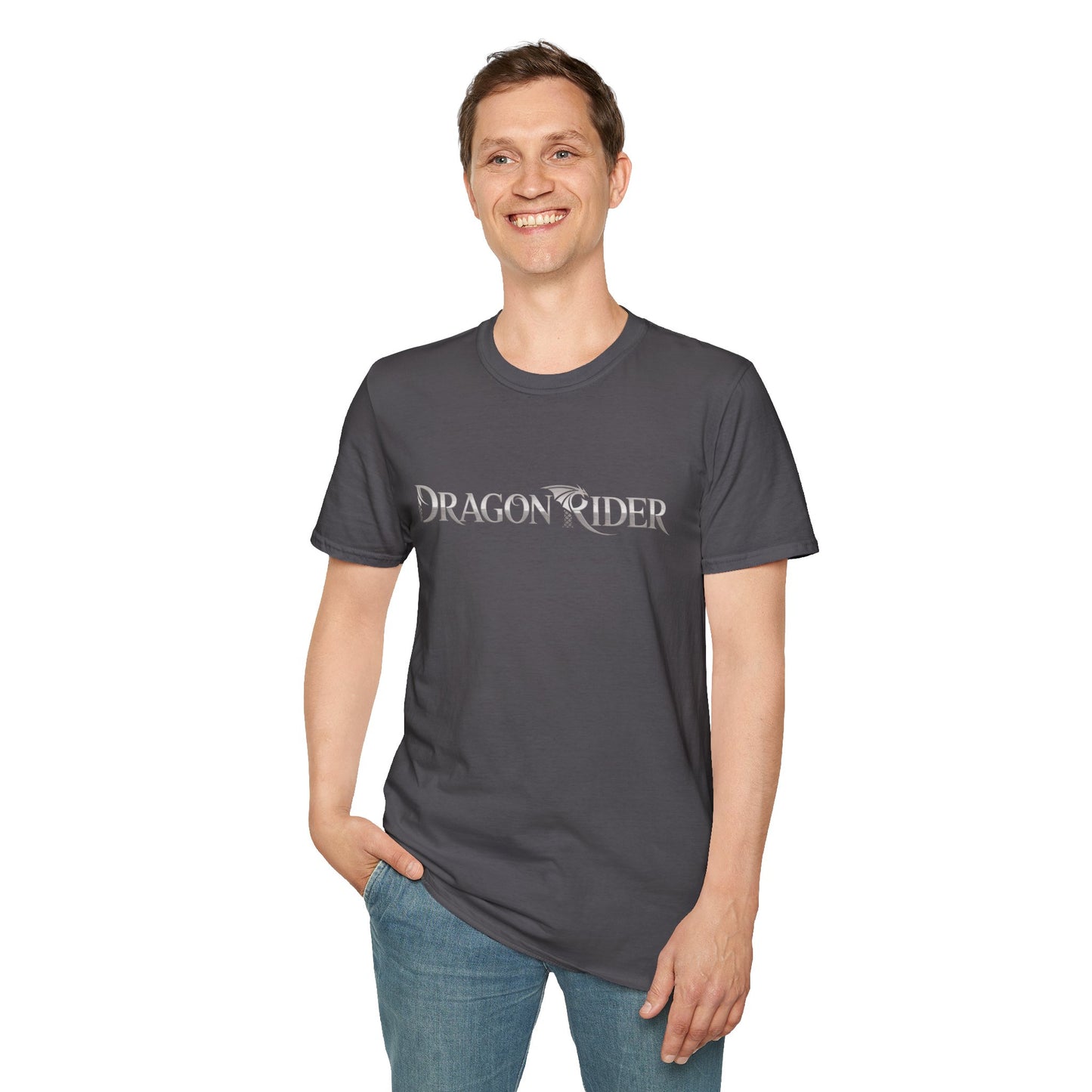 Dragon Rider T-Shirt | Fantasy Dragon Graphic Tee | Unisex Nerdy Shirt | Gamer Gift | Medieval Mythical Shirt | Cosplay Style Tee