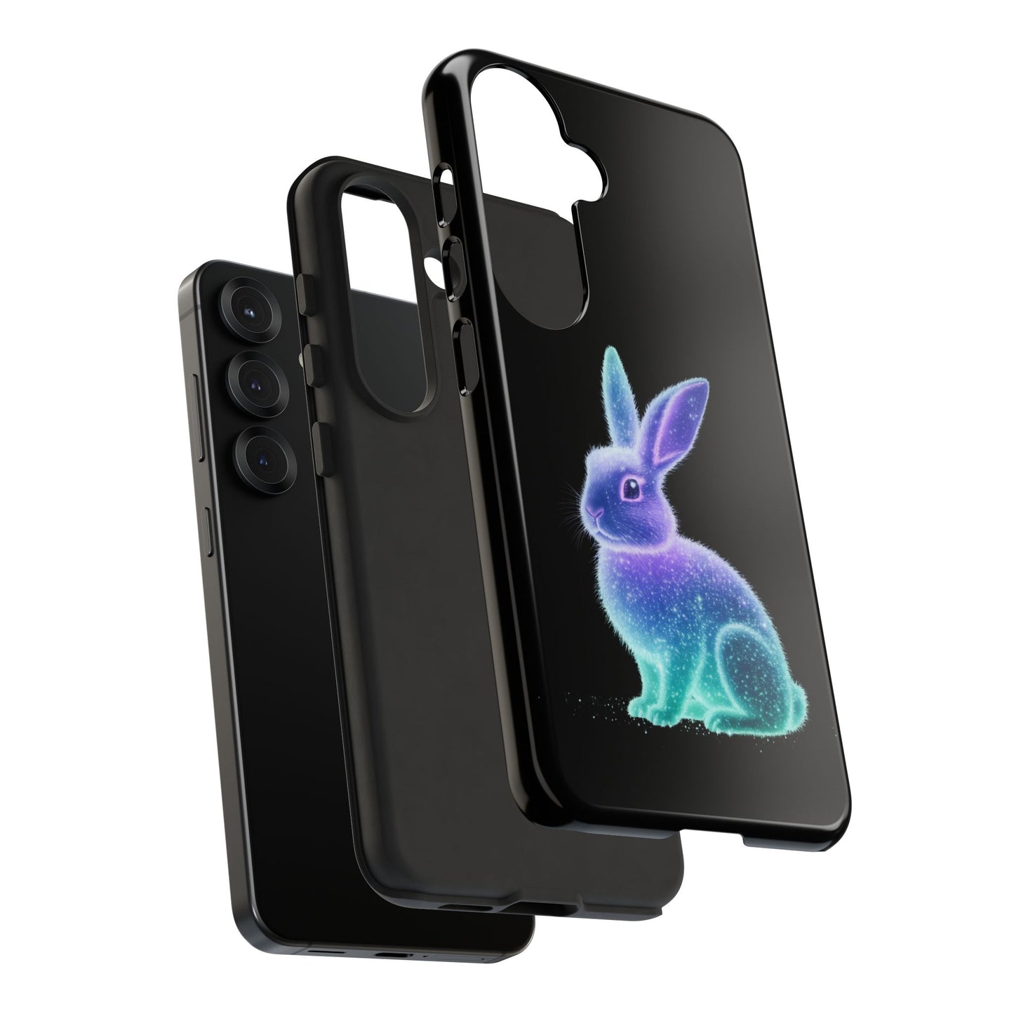 Samsung Case Bioluminescent Easter Bunny Design Easter Phone Case Easter Bunny Samsung Case Easter Accessory