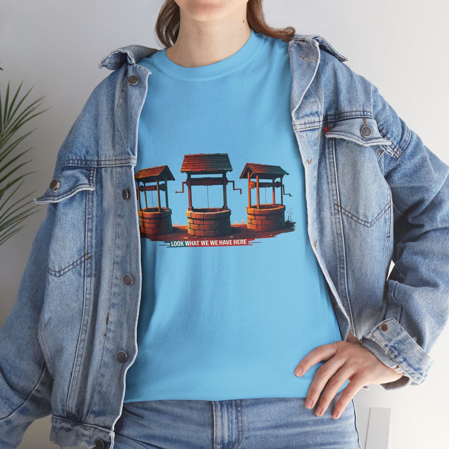 Funny “Well Well Well” T-Shirt • Pun Graphic Tee with Wishing Wells • Retro Vintage Humor Shirt • Gift for Pun Lovers & Joke Fans