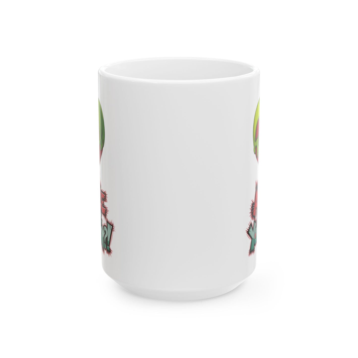 An Apple a Day You Say Mug – Spooky Poison Apple Coffee Cup, Dishwasher Safe Ceramic, Funny Gothic Halloween Gift for Horror & Dark Humor Fans