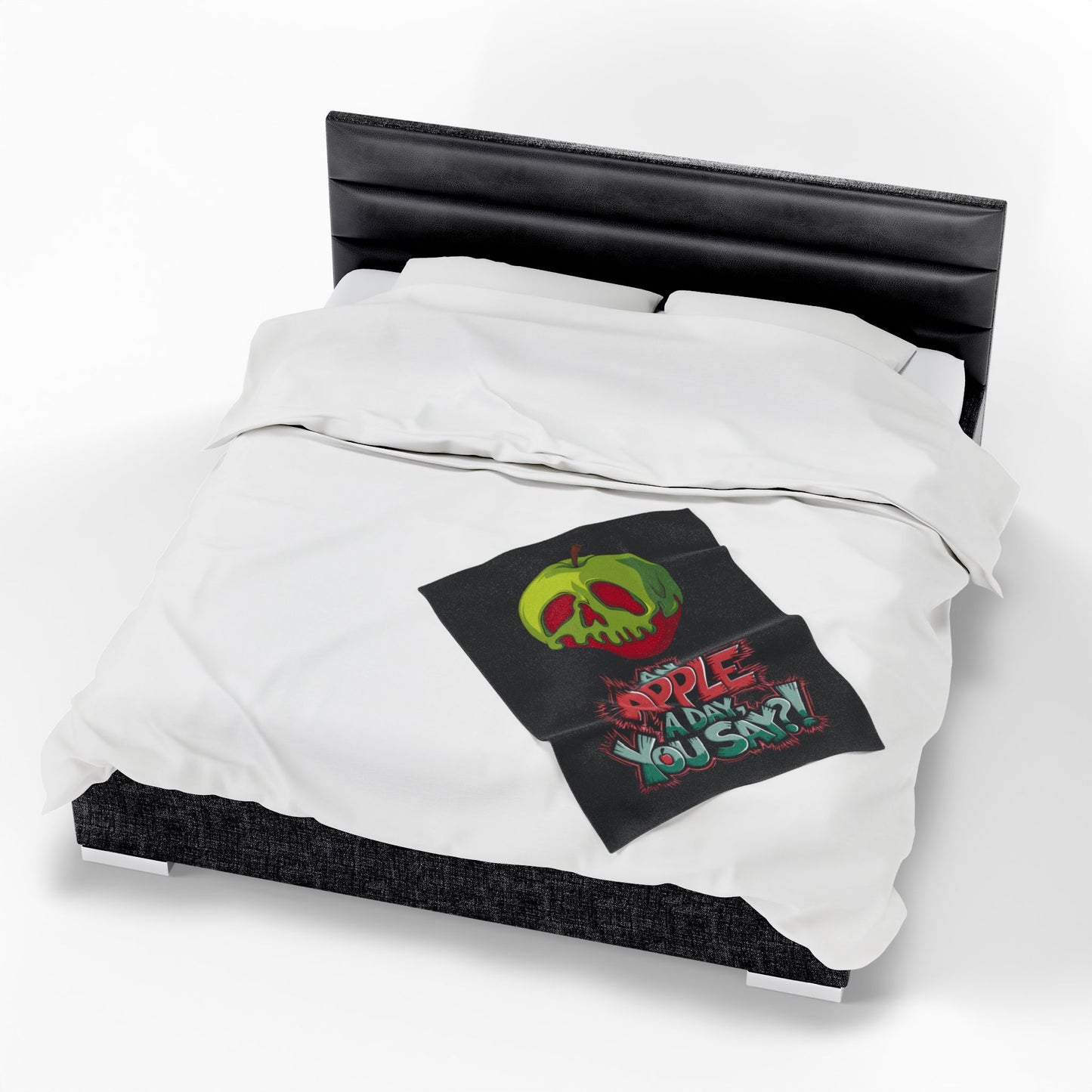 Plush Blanket - Poison Apple Design for Cozy Nights