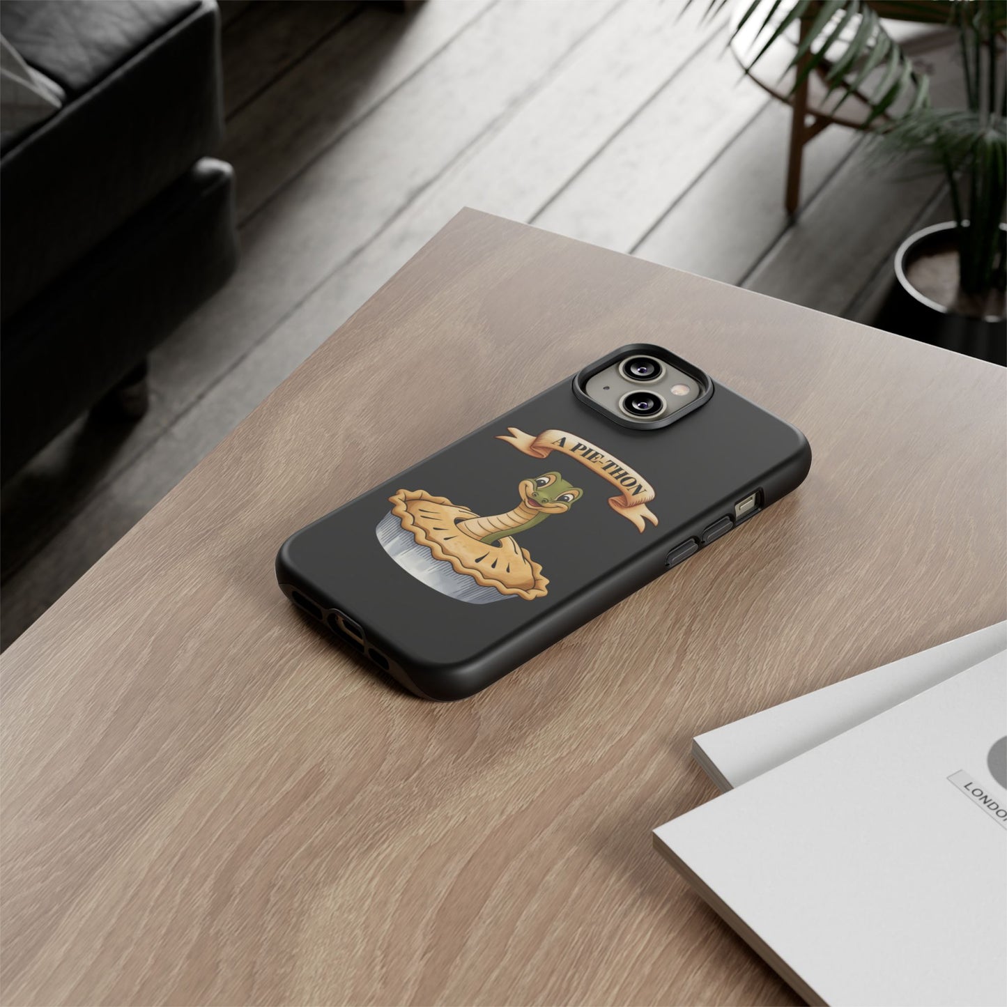 iPhone Case - 'Pie-Thon' Snake Pie Funny Tough Case