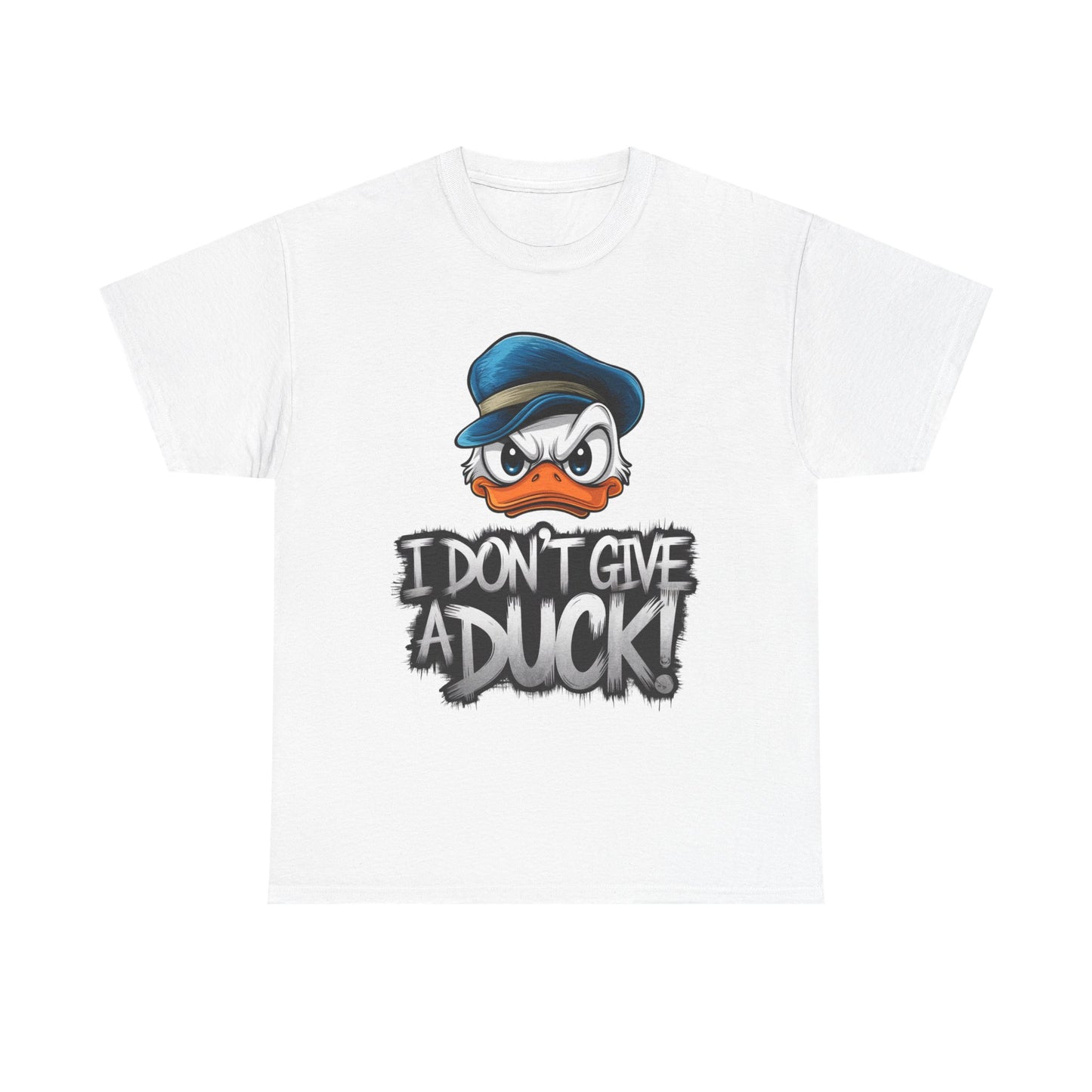 I Don’t Give a Duck Shirt – Funny Grumpy Duck Tee – Sarcastic Animal Graphic Shirt – Unisex Gift for Duck Lovers & Meme Fans