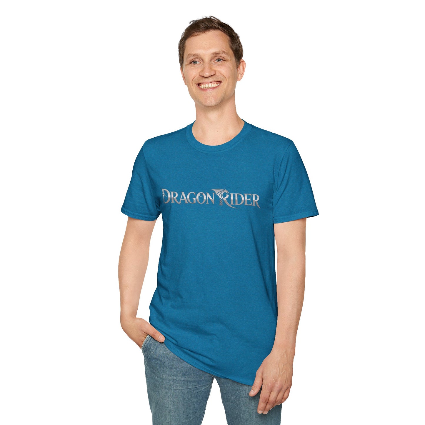 Dragon Rider T-Shirt | Fantasy Dragon Graphic Tee | Unisex Nerdy Shirt | Gamer Gift | Medieval Mythical Shirt | Cosplay Style Tee