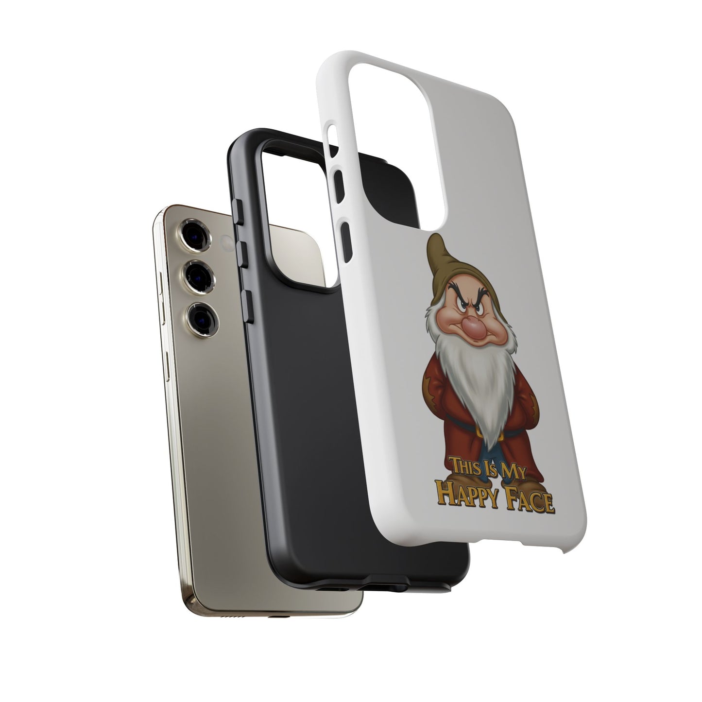 Samsung Phone Case - Grumpy Dwarf 'This is My Happy Face'
