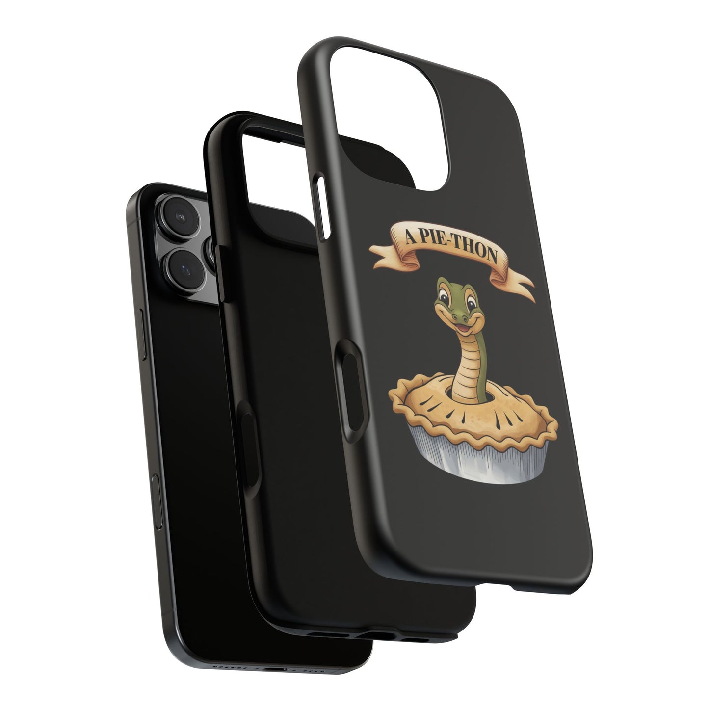 iPhone Case - 'Pie-Thon' Snake Pie Funny Tough Case