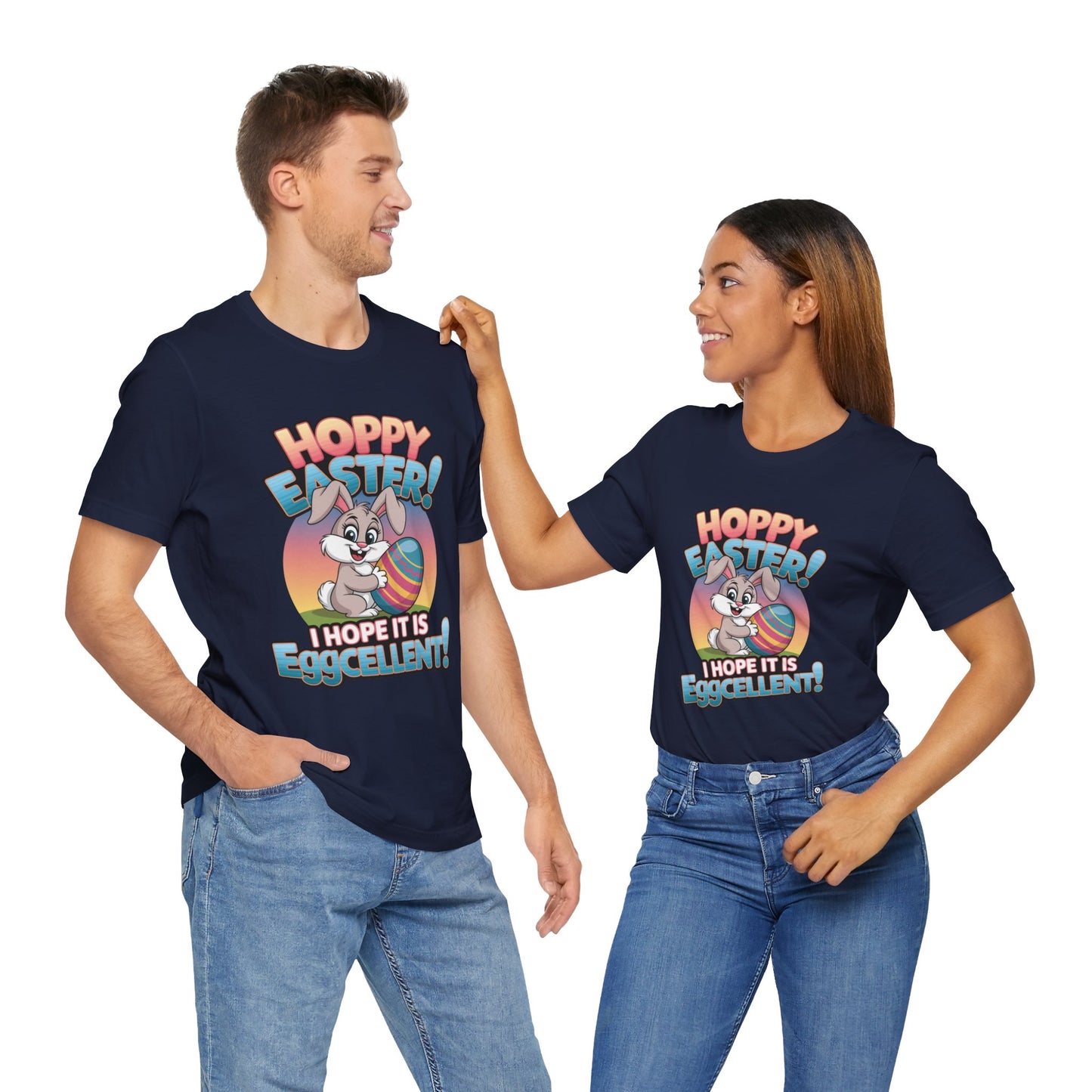 Happy Easter Unisex Tee Easter Shirt Easter Bunny T Shirt Easter Apparel Easter Bunny Outfit
