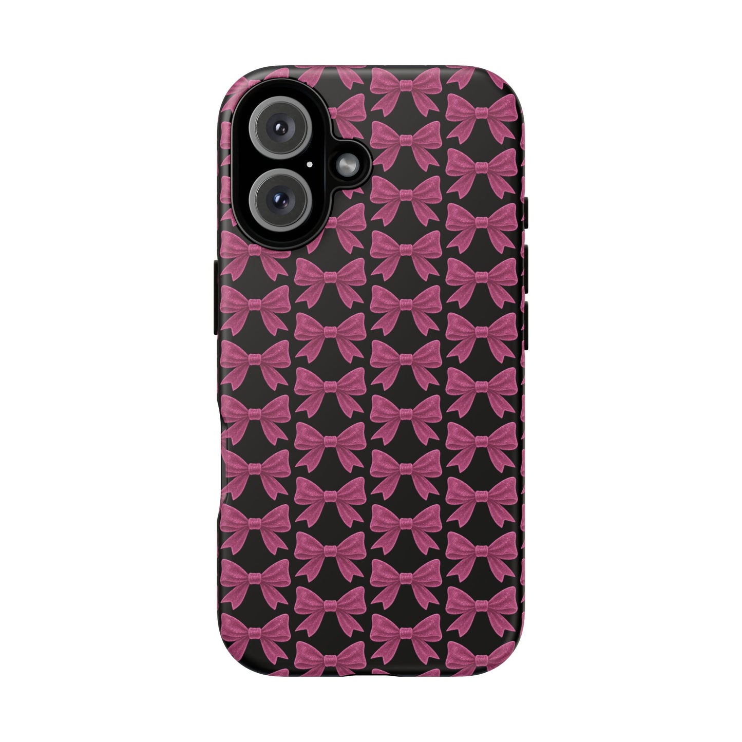 Pink Bow iPhone Case Coquette Aesthetic Phone Cover Glossy Y2K Girly Case Soft Girl Tech Accessory Cute iPhone Gift for Her