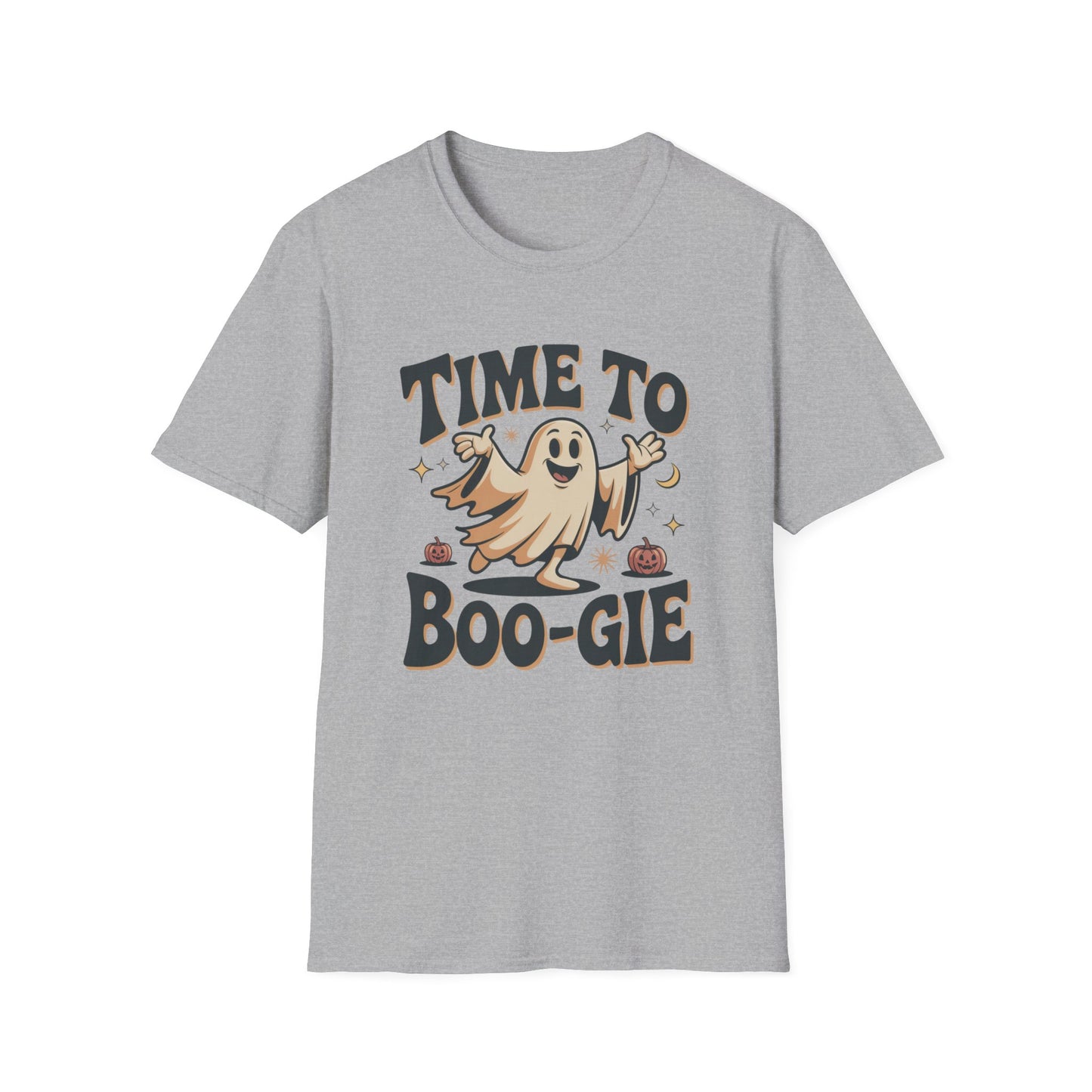 Time To Boo-gie Ghost Dance Halloween T-Shirt • Retro Spooky Ghost Tee • Funny Boo-gie Costume Tee • Spooky Season Graphic Shirt