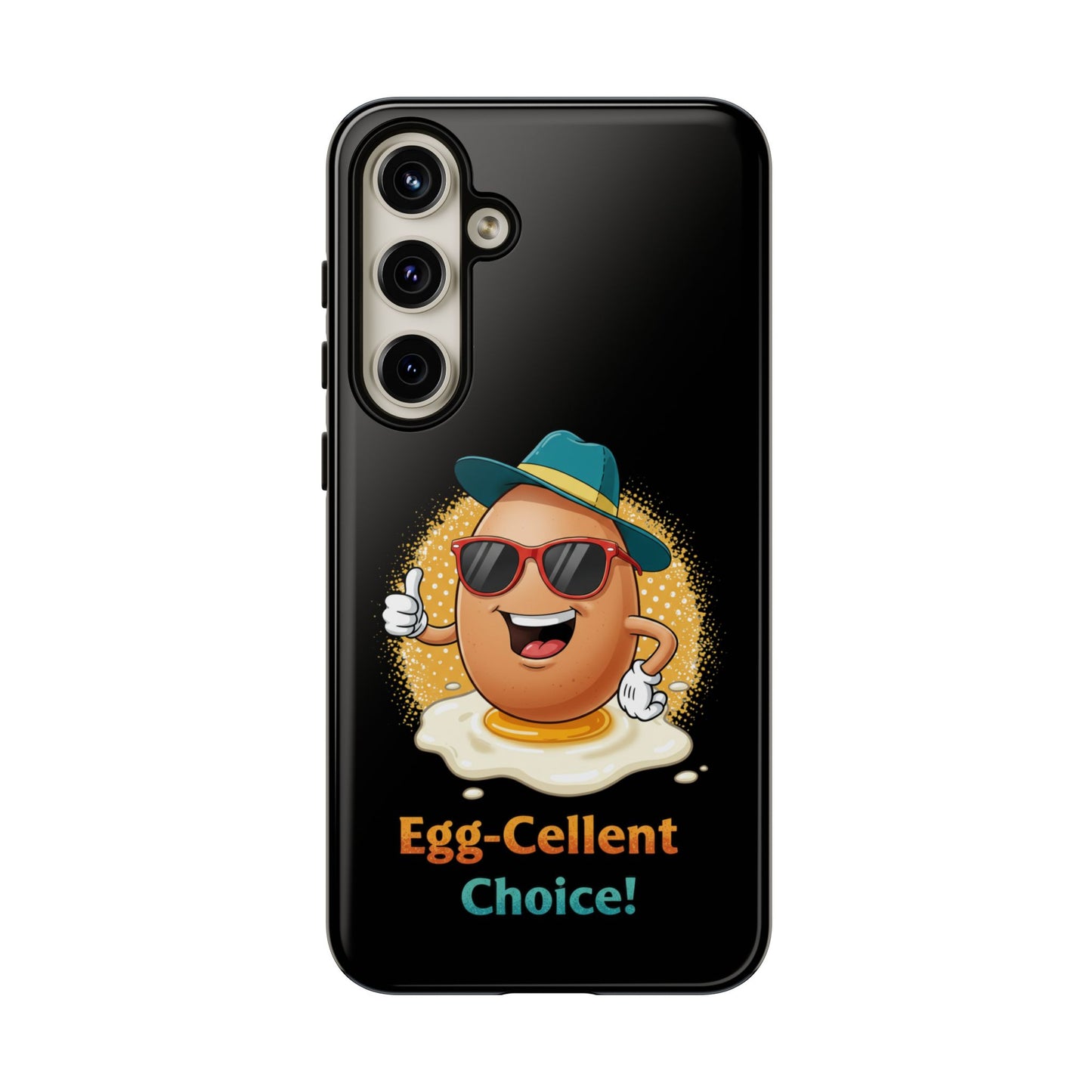 Samsung Phone Case - Egg-Cellent Choice Pun Design