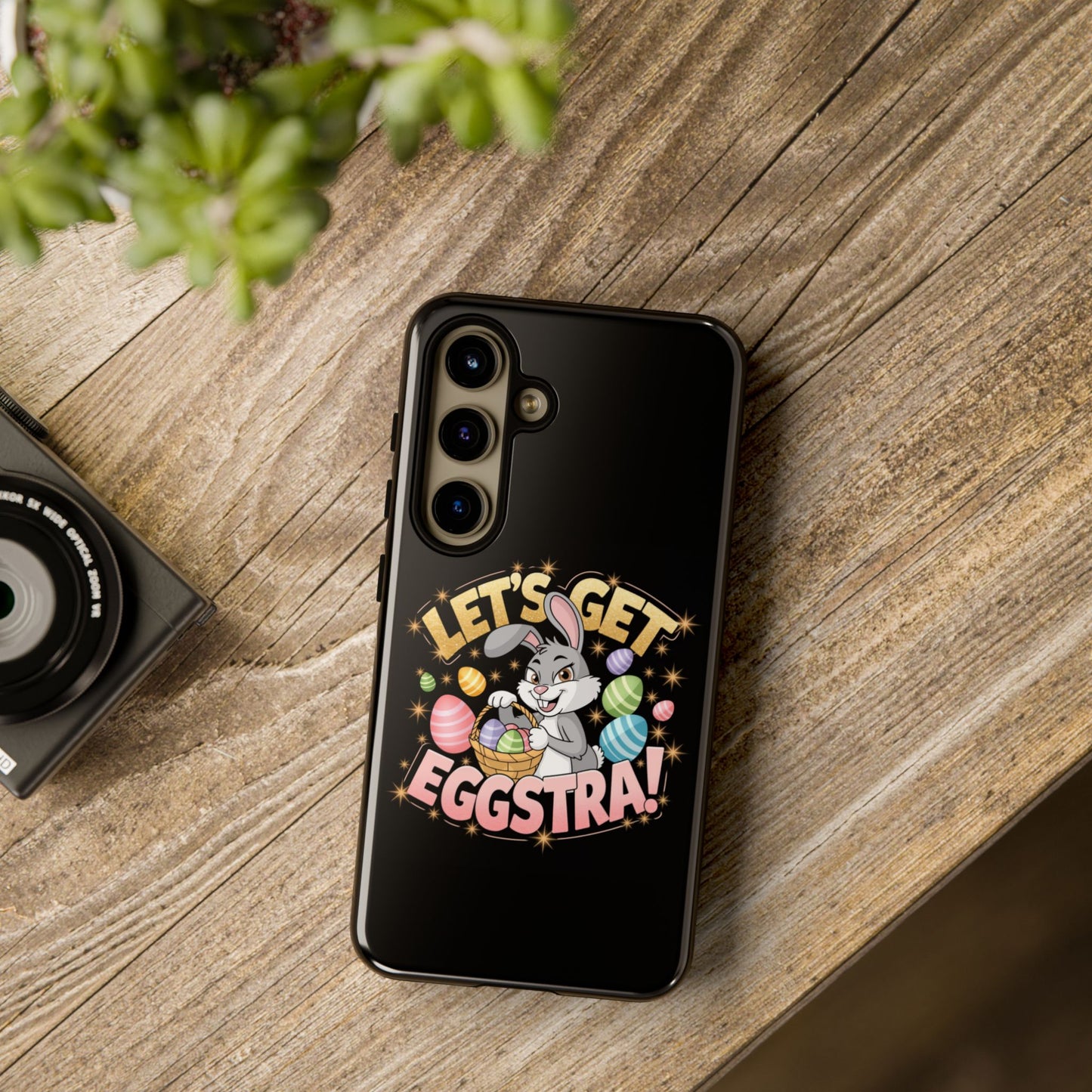 Samsung Phone Case Easter Bunny Let's Get Eggstra Samsung Case