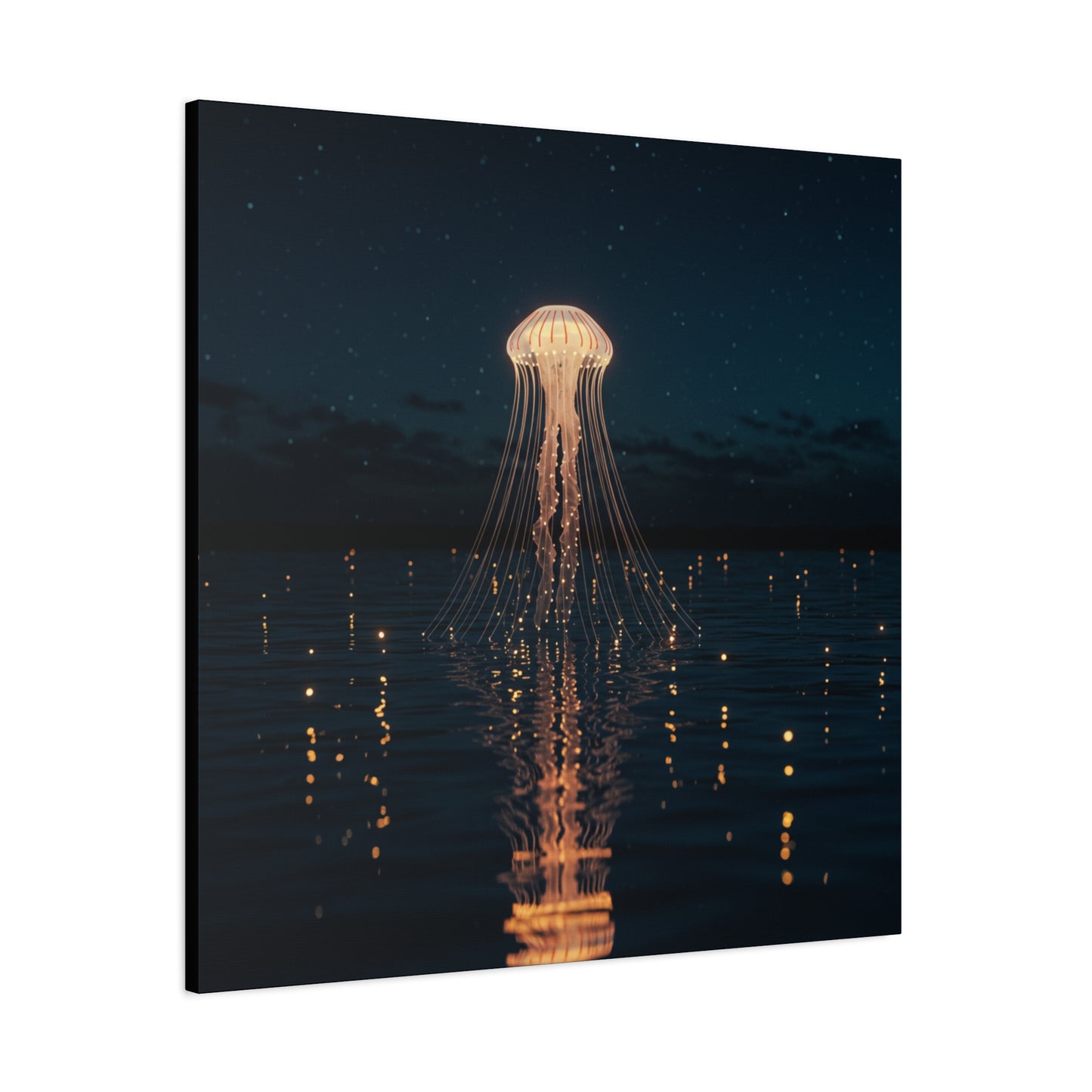 Canvas Art, Jellyfish Emerging from a Lake