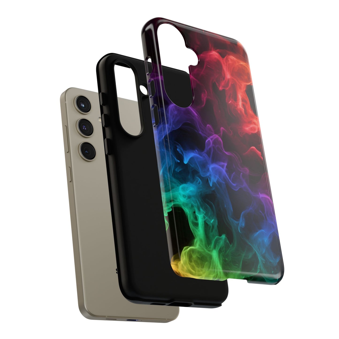 Samsung Tough Case - Colorful Smoke Design