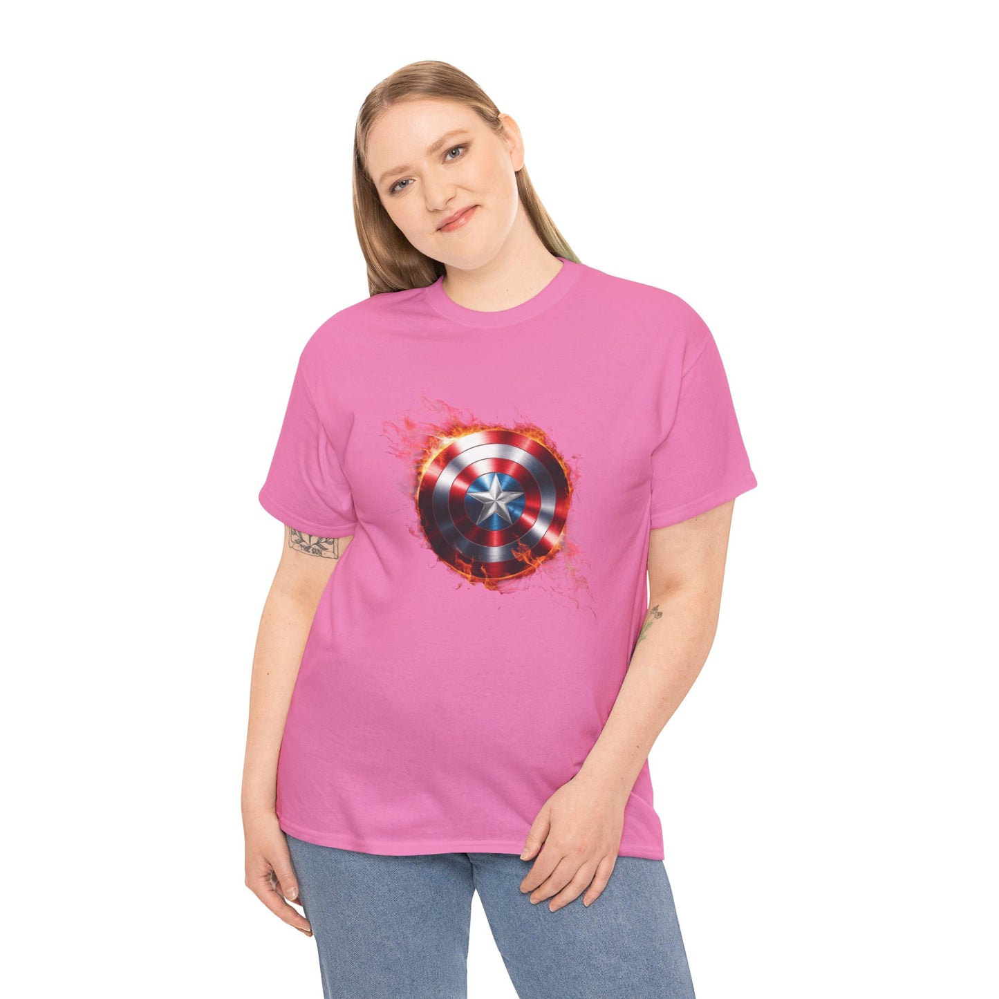 Captain America Flame Tee