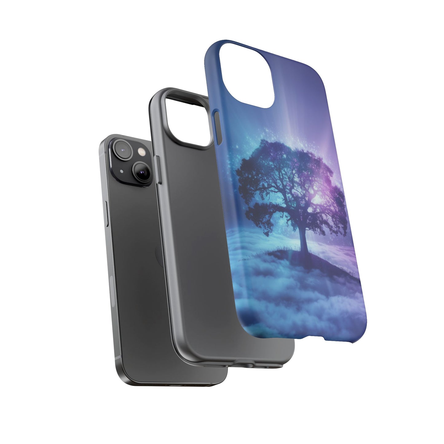 iPhone Case with Dreamy Tree Design
