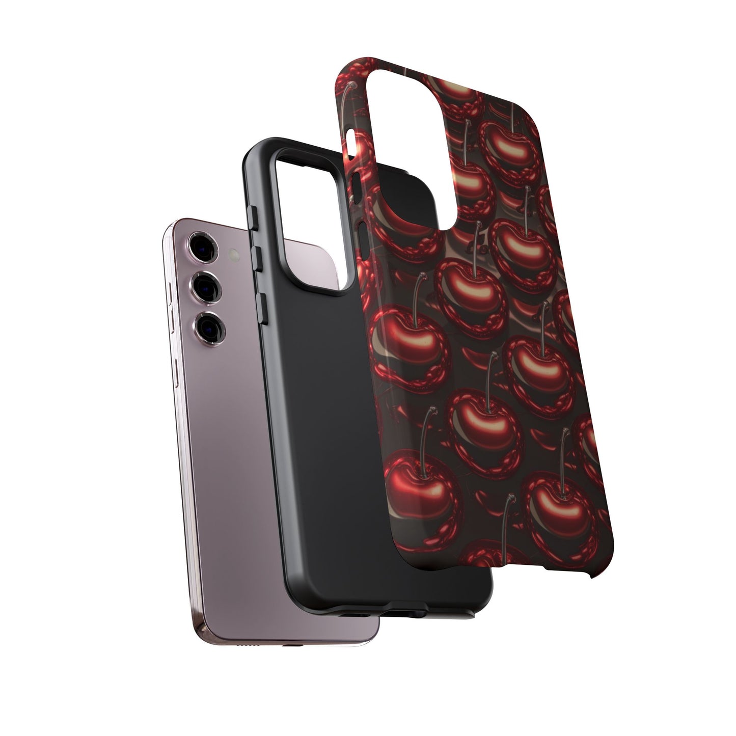 Phone Case - Shiny Cherries Design for Samsung Galaxy