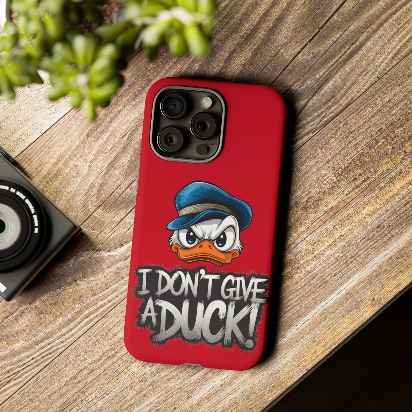 I Don't Give a Duck iPhone Case