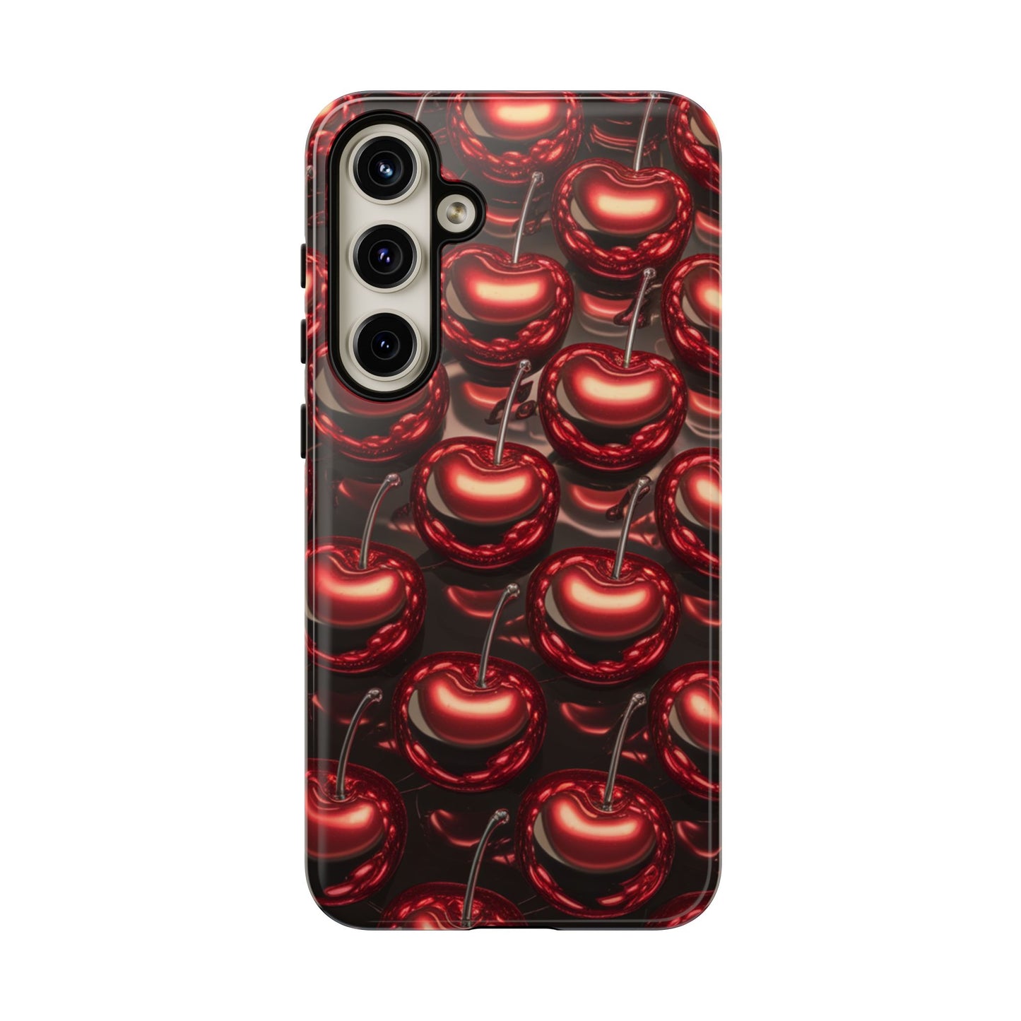 Phone Case - Shiny Cherries Design for Samsung Galaxy