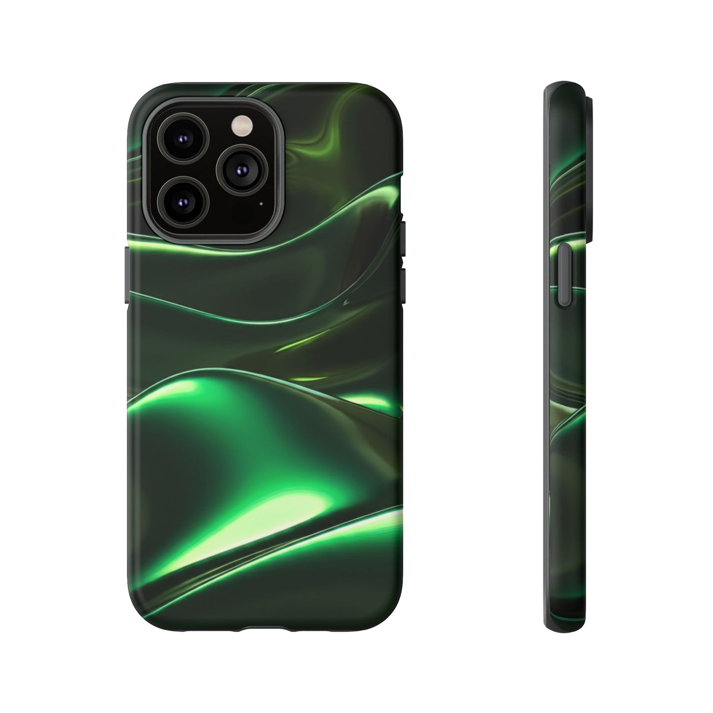 iPhone Case - Fluid Metallic Design
