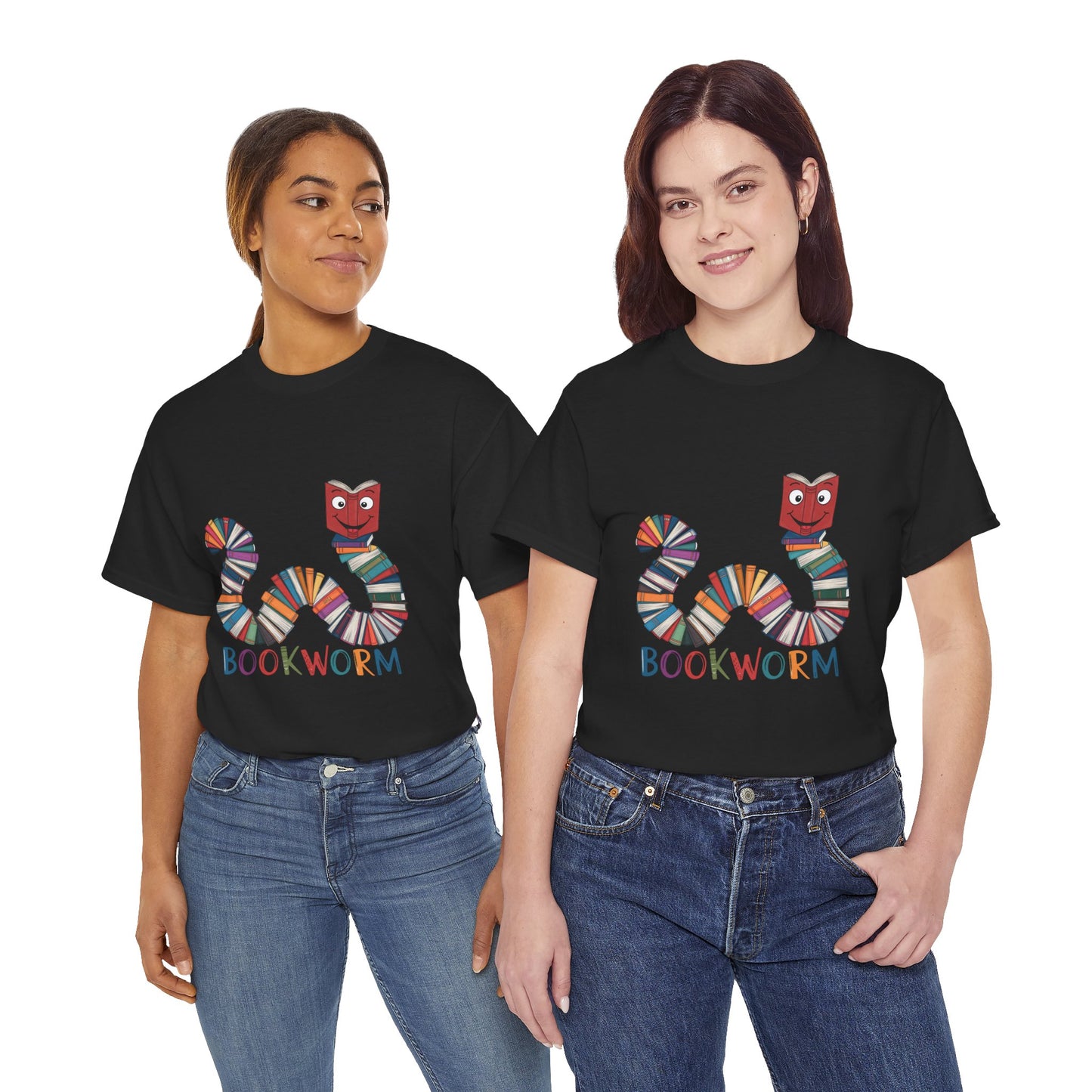 Cute Bookworm Shirt – Funny Reading Lover Tee – Teacher Gift – Kids Book Tee – Unisex Book Nerd Shirt – Book Club Graphic T-Shirt