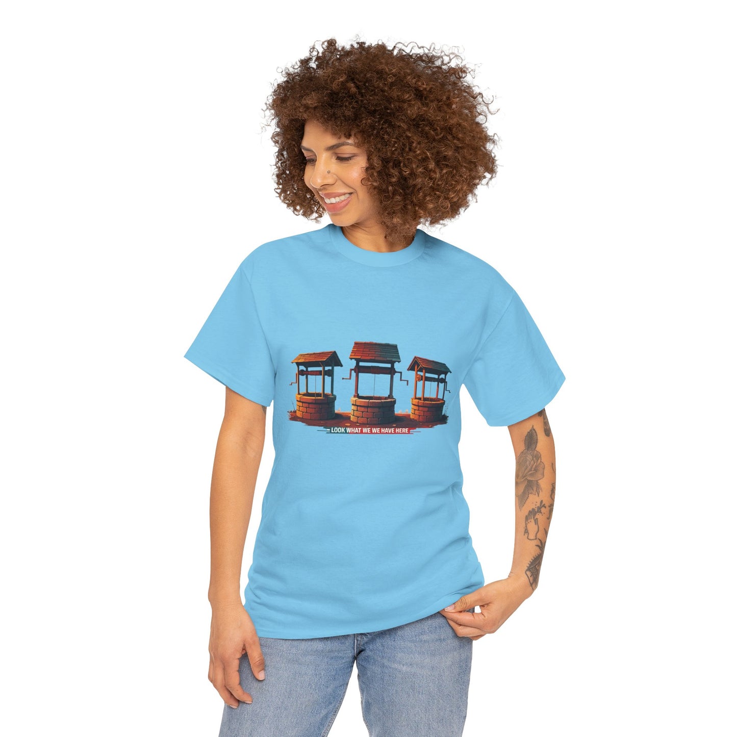 Funny “Well Well Well” T-Shirt • Pun Graphic Tee with Wishing Wells • Retro Vintage Humor Shirt • Gift for Pun Lovers & Joke Fans