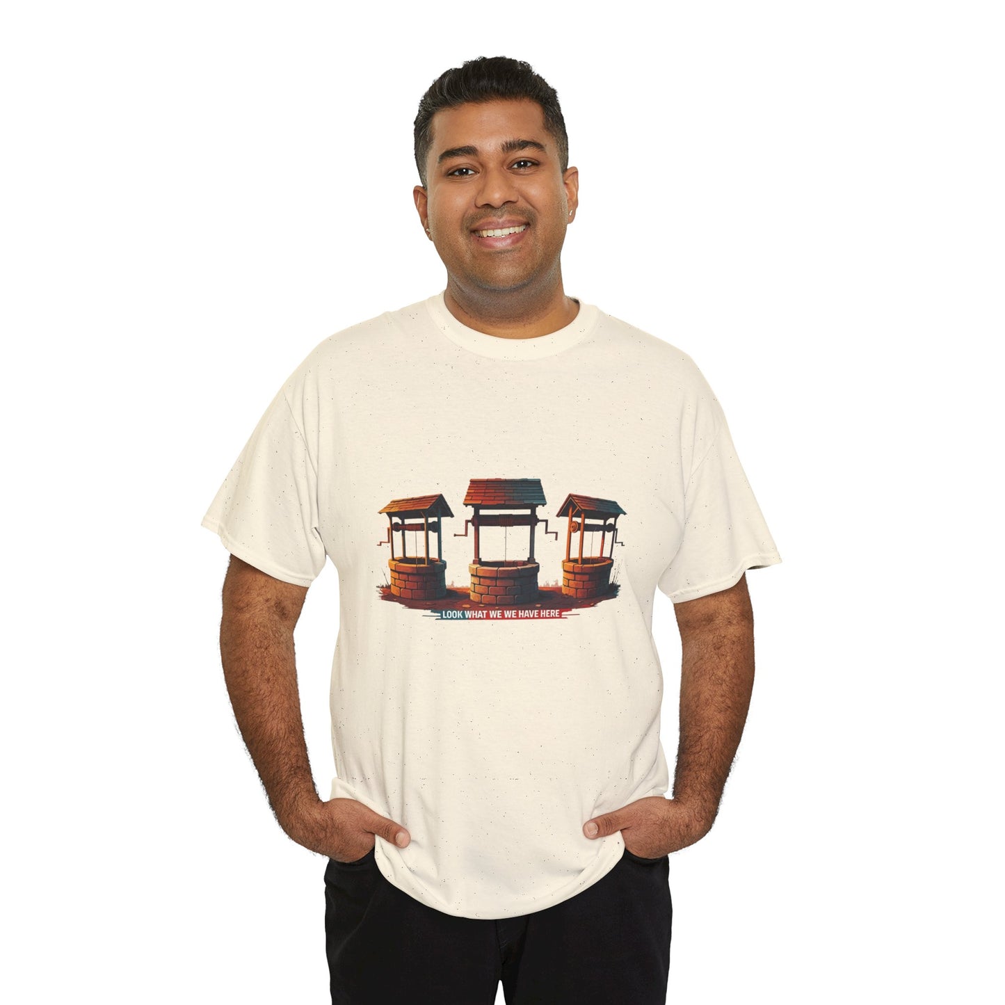 Funny “Well Well Well” T-Shirt • Pun Graphic Tee with Wishing Wells • Retro Vintage Humor Shirt • Gift for Pun Lovers & Joke Fans