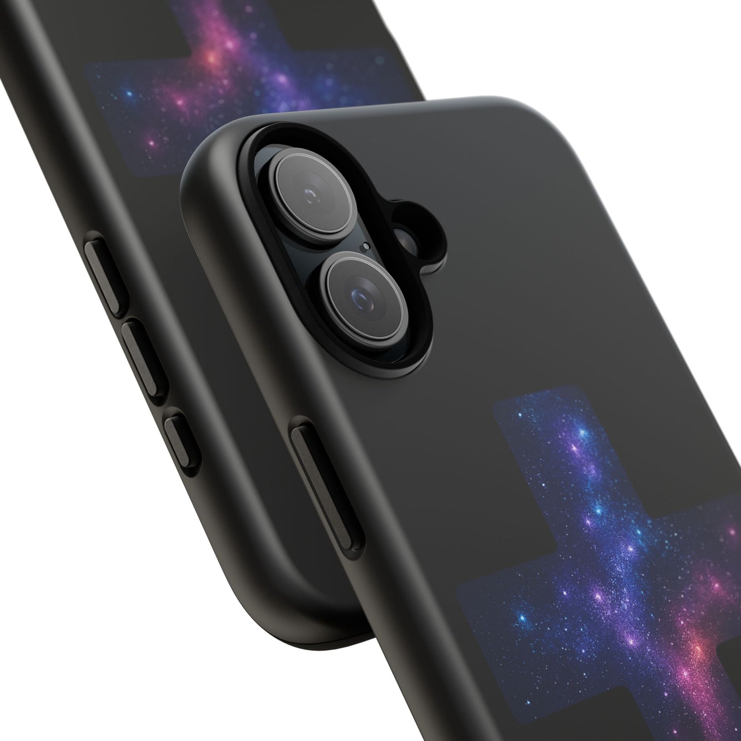 iPhone Case - Galactic Cross design Christian Phone Case Spiritual iPhone Accessory Religious Case Gift for Believers