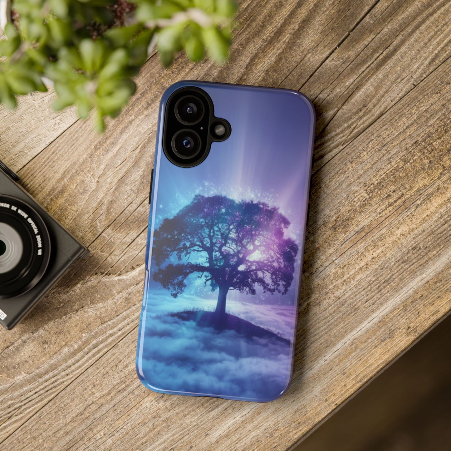 iPhone Case with Dreamy Tree Design