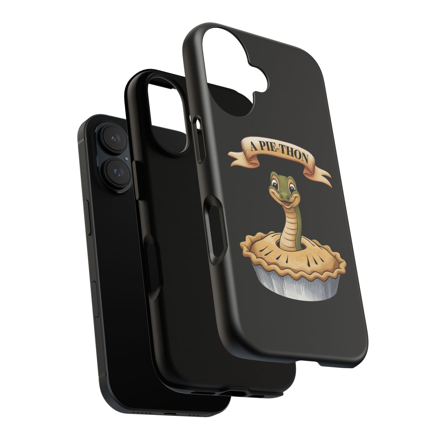 iPhone Case - 'Pie-Thon' Snake Pie Funny Tough Case
