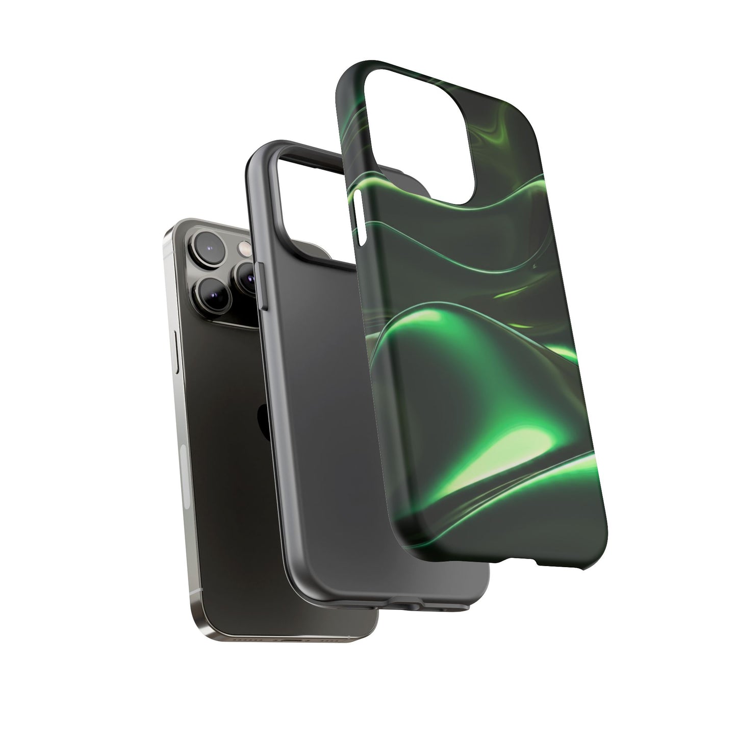 iPhone Case - Fluid Metallic Design