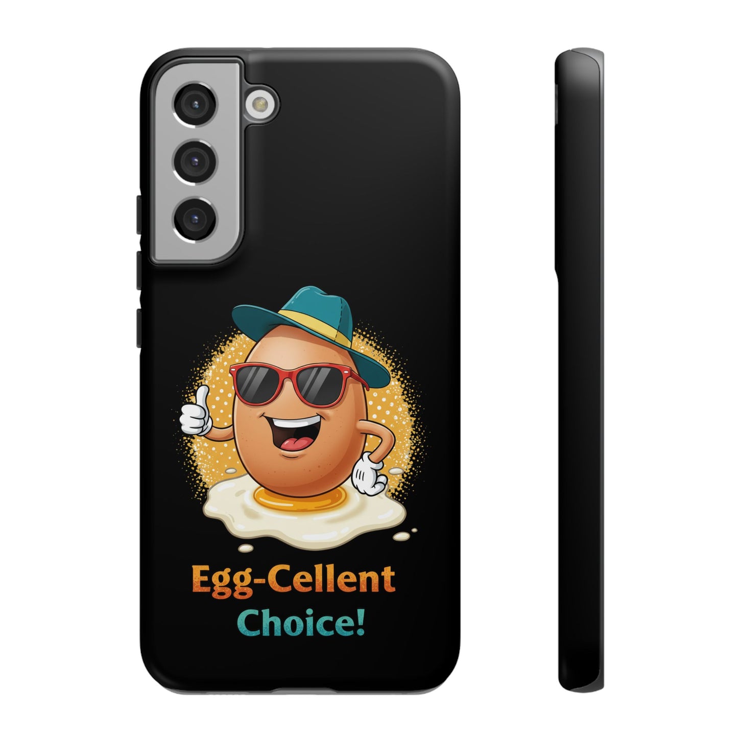 Samsung Phone Case - Egg-Cellent Choice Pun Design