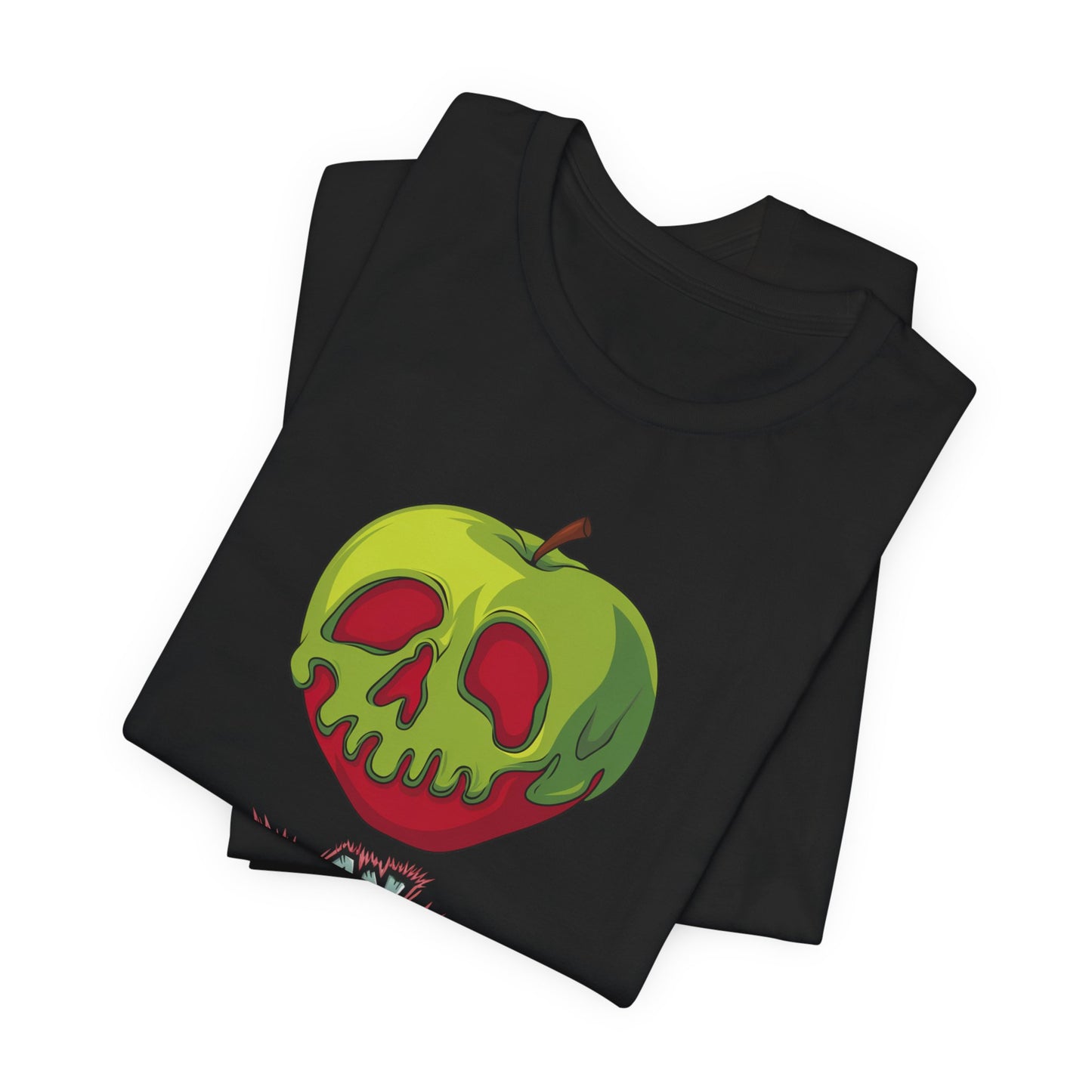 Funny Apple Skull Shirt – An Apple A Day You Say? – Grunge Fruit Tee – Y2K Nostalgia T‑Shirt – Gift for Fruit Lovers