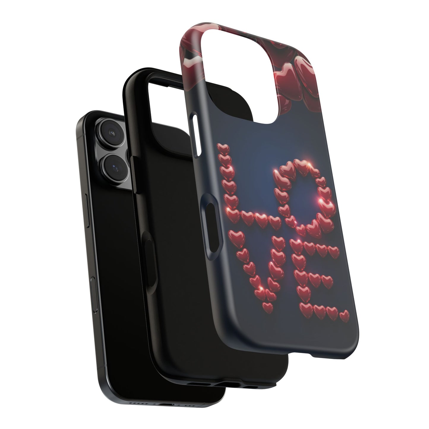 iPhone Case - Love Hearts Design