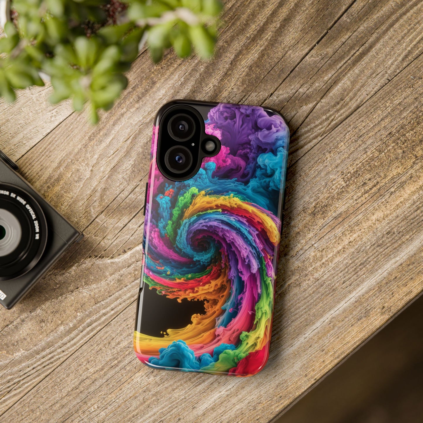 iPhone Case - Colorful Swirl Design