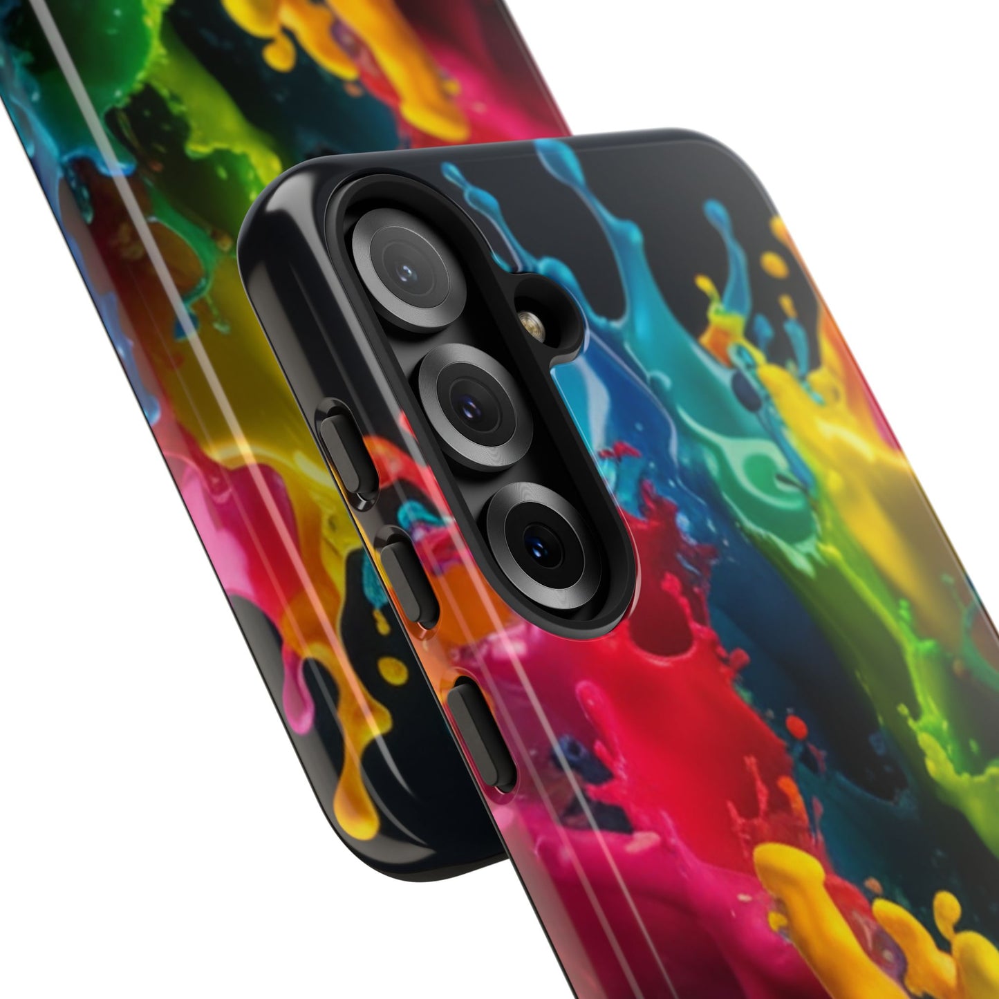 Vibrant Splash Samsung Phone Case - Tough Spectrum Splash Samsung Case
