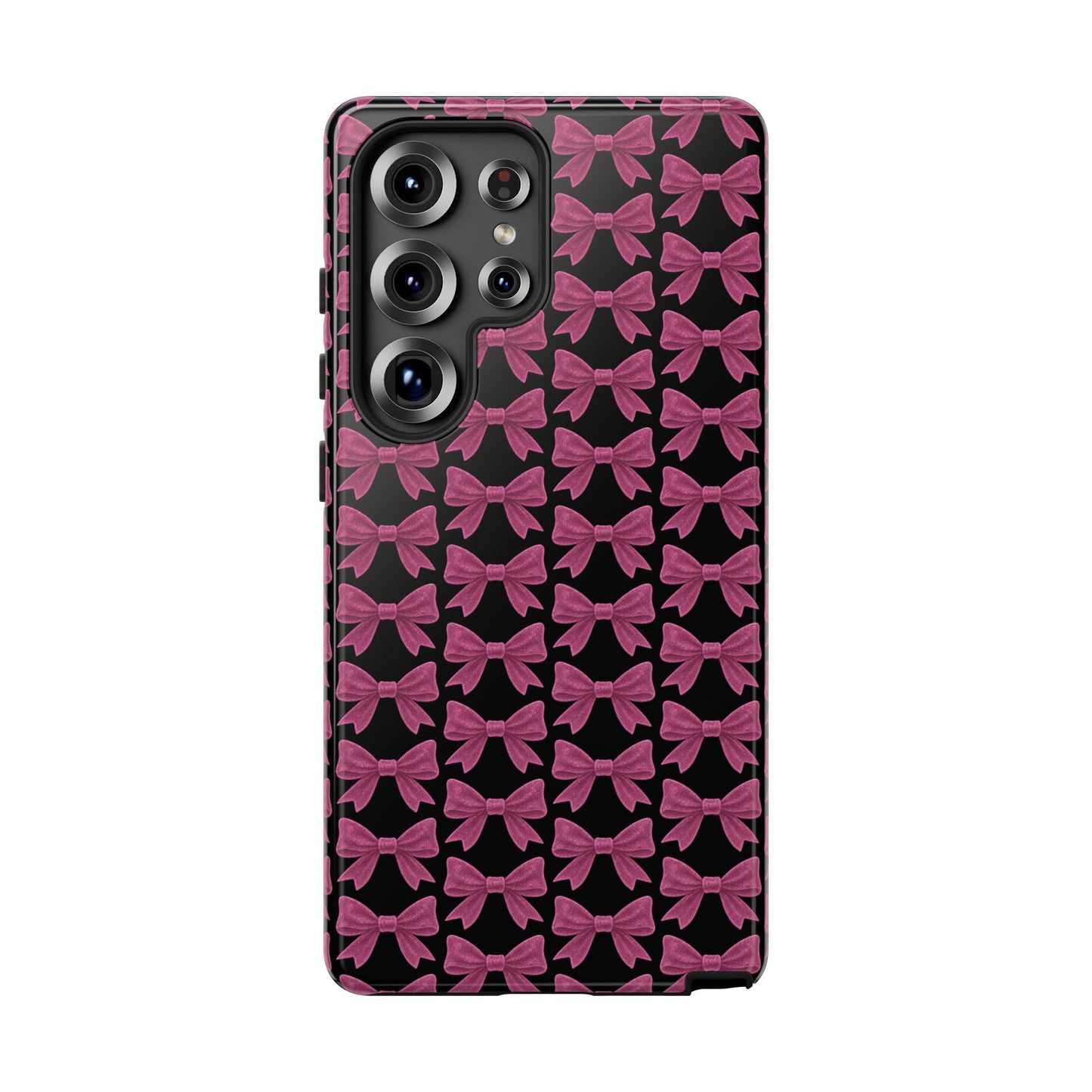 Pink Bow Samsung Case Coquette Aesthetic Phone Cover Cute Girly Phone Case Glossy Y2K Accessory Kawaii Samsung Case Gift