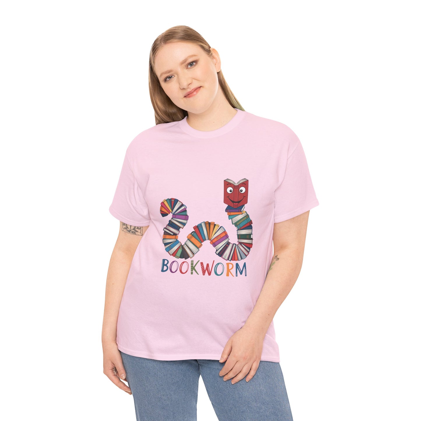 Cute Bookworm Shirt – Funny Reading Lover Tee – Teacher Gift – Kids Book Tee – Unisex Book Nerd Shirt – Book Club Graphic T-Shirt