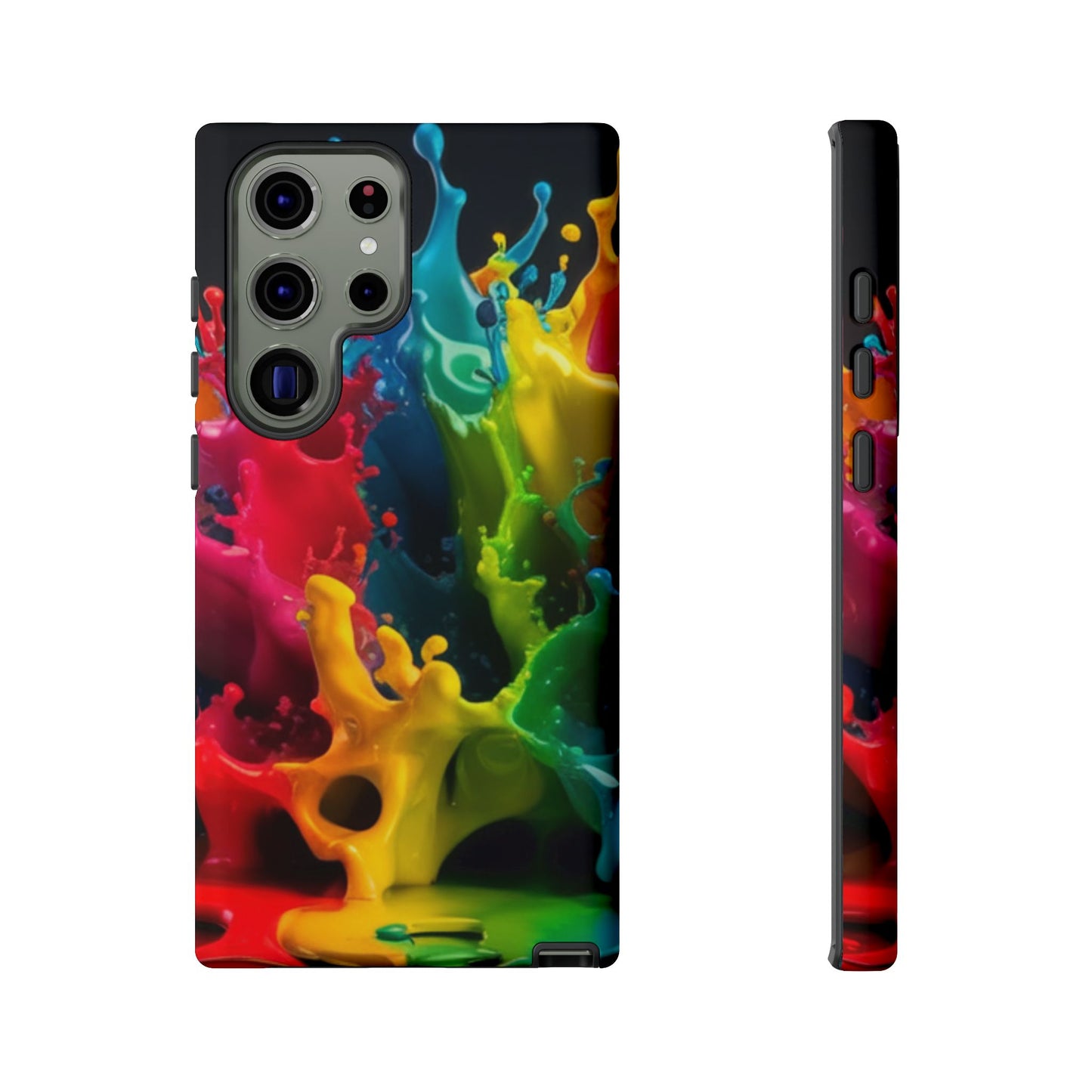 Vibrant Splash Samsung Phone Case - Tough Spectrum Splash Samsung Case