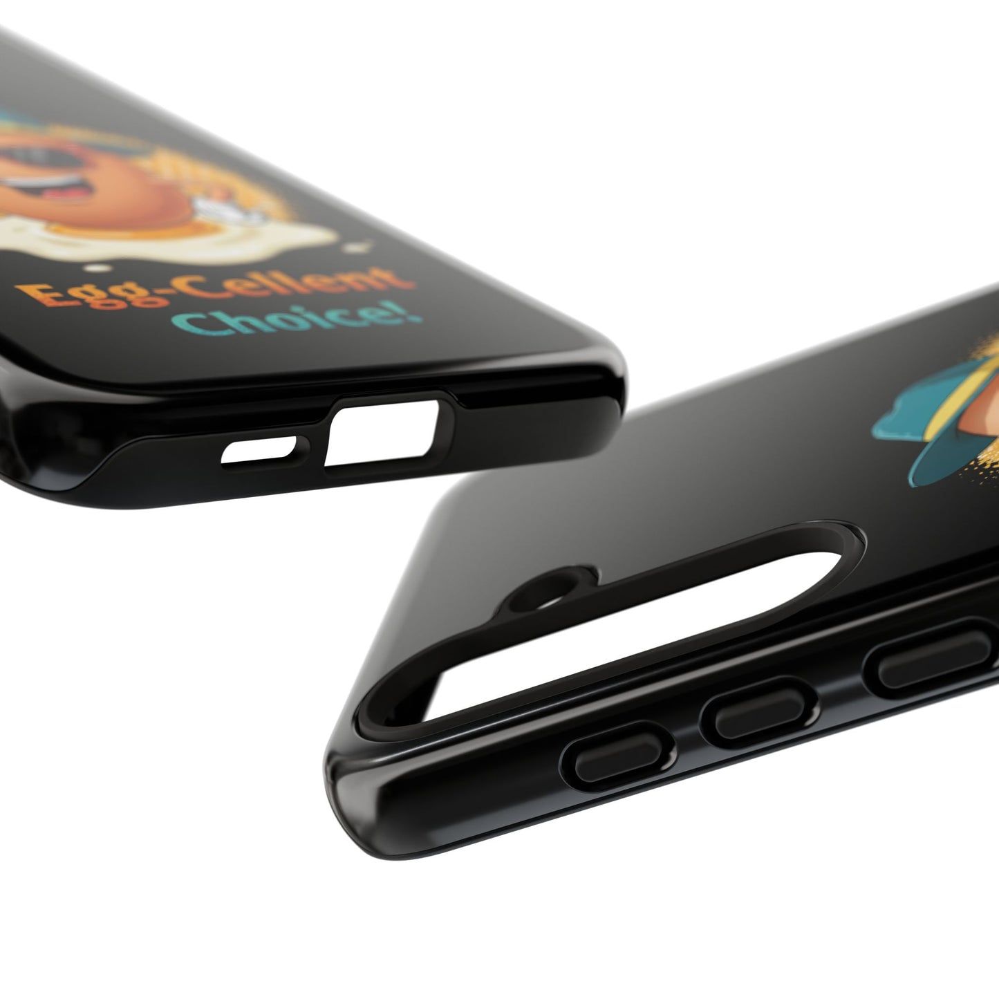 Samsung Phone Case - Egg-Cellent Choice Pun Design