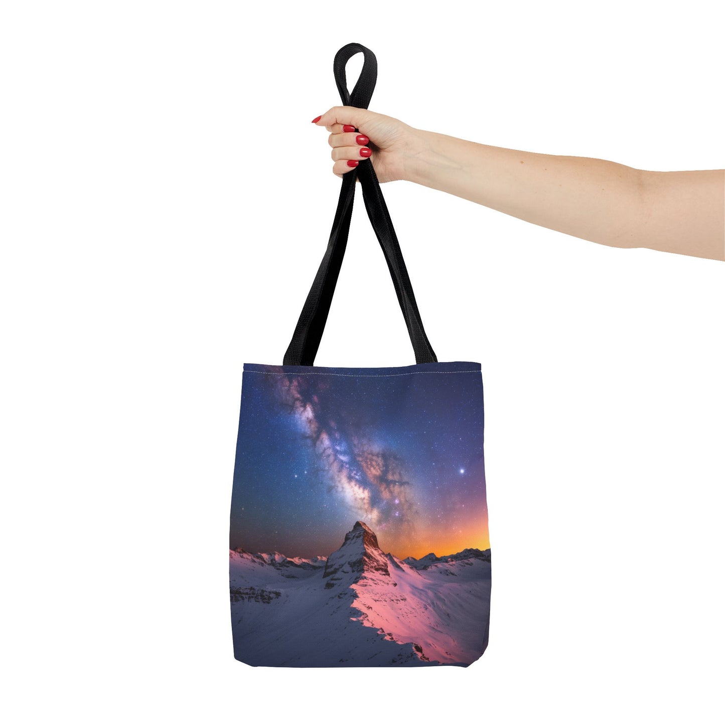 Stunning Mountain Galaxy Tote Bag - Nature Lover's Eco-Friendly Bag