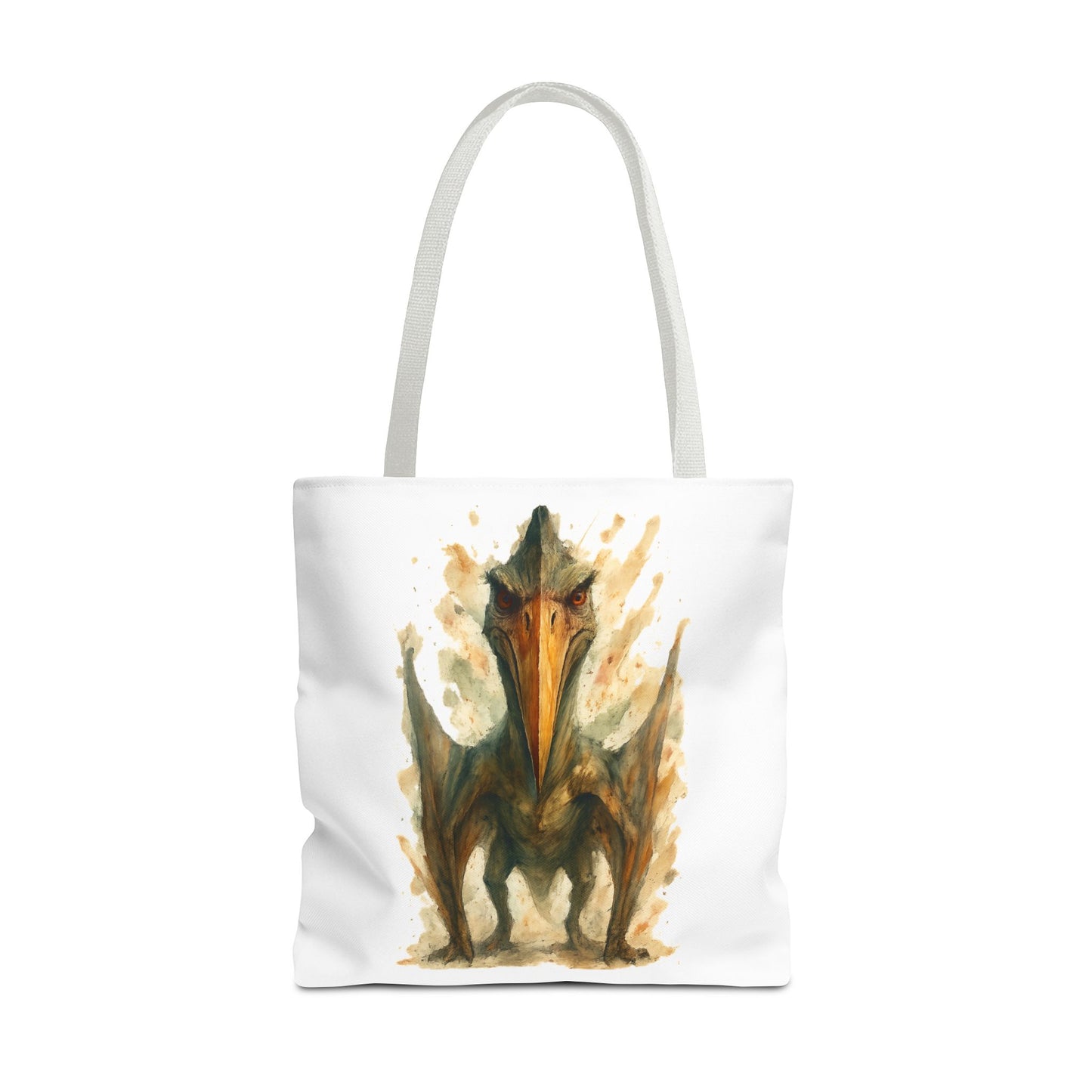 Quetzalcoatlus Tote Bag | Dinosaur Art Canvas Shopper | Prehistoric Pterosaur Gift for Dino Lovers | Eco-friendly Reusable Bag Jurassic Tote