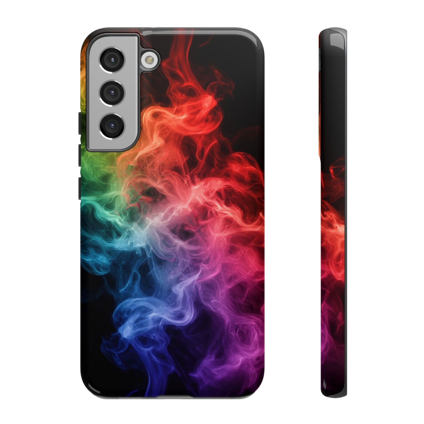 Samsung Galaxy Tough Case with Colorful Smoke Design