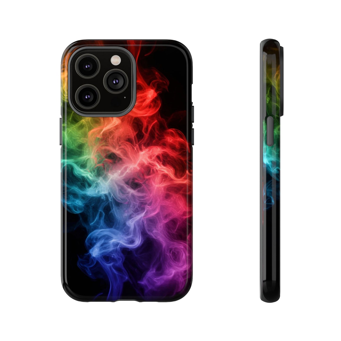 iPhone Case - Colorful Smoke Design