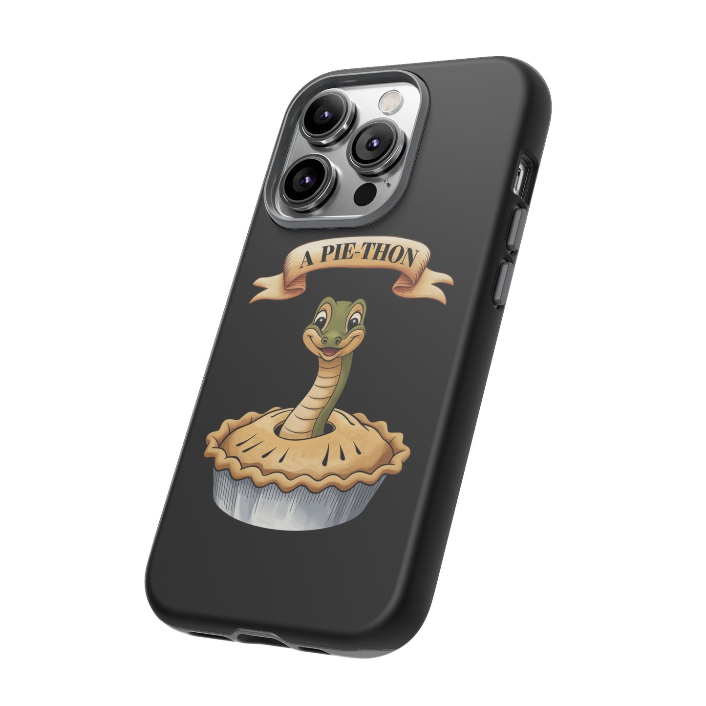 iPhone Case - 'Pie-Thon' Snake Pie Funny Tough Case
