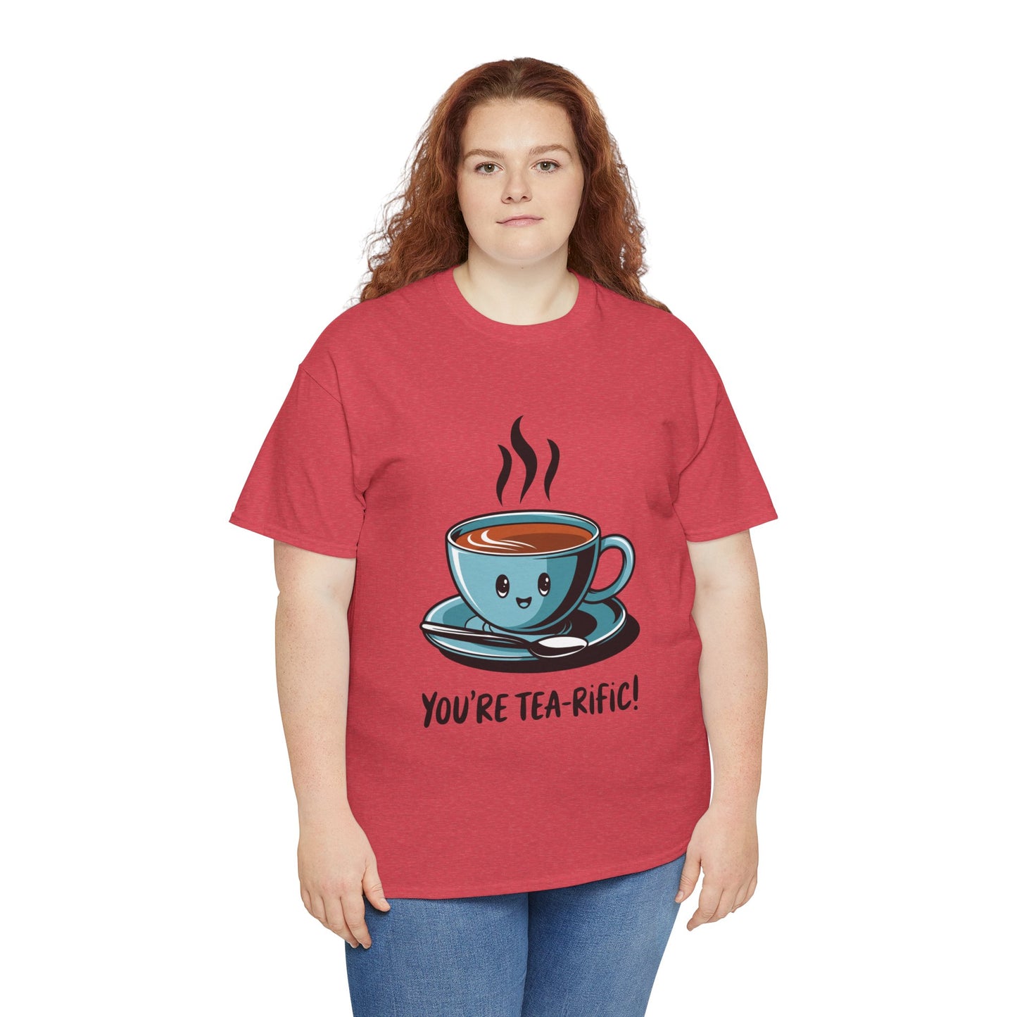 You’re Tea-Rific! Cute Tea Pun T-Shirt for Tea Lovers - Funny Gift, Kawaii Cup Graphic Tee - Unisex Soft Cotton Shirt