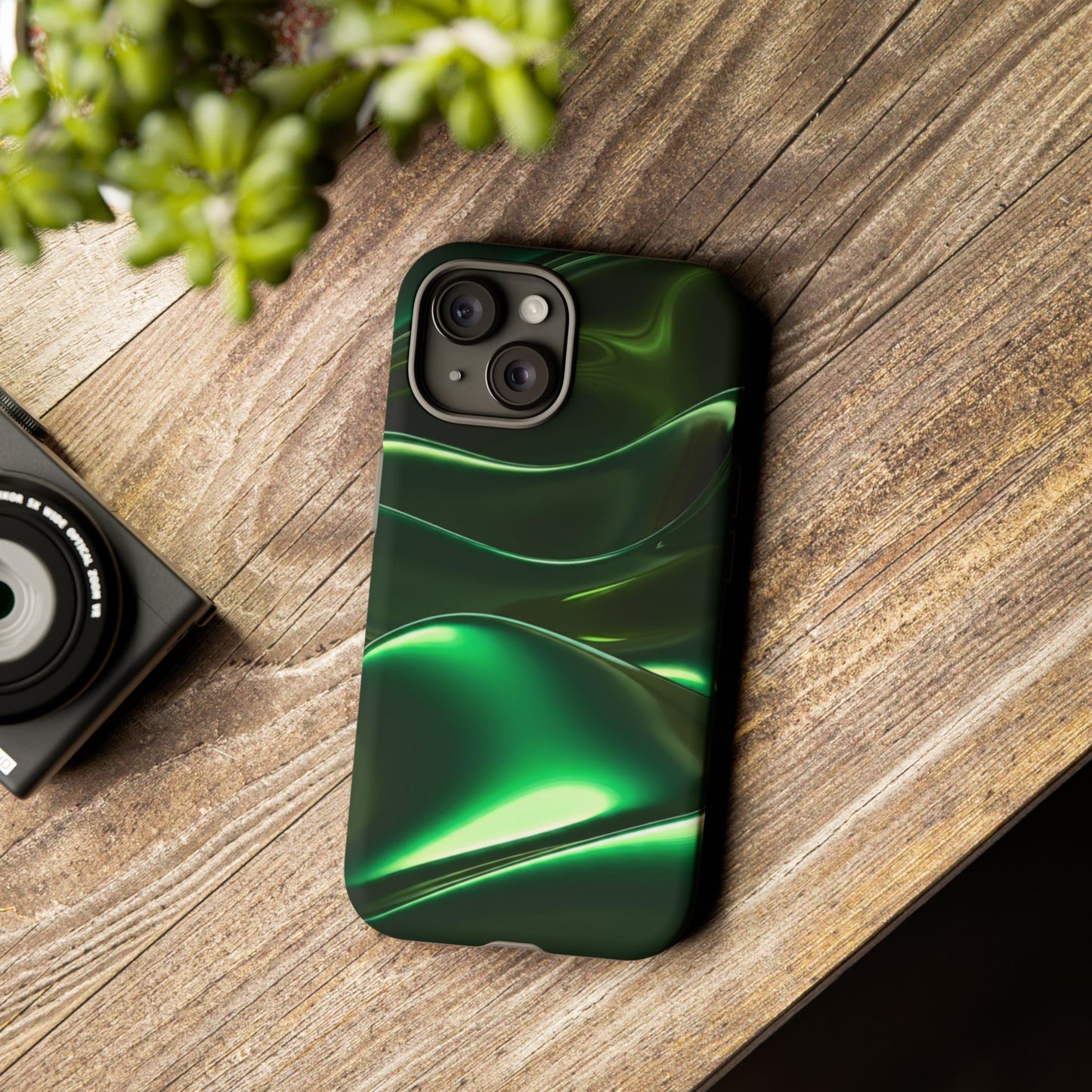 iPhone Case - Fluid Metallic Design