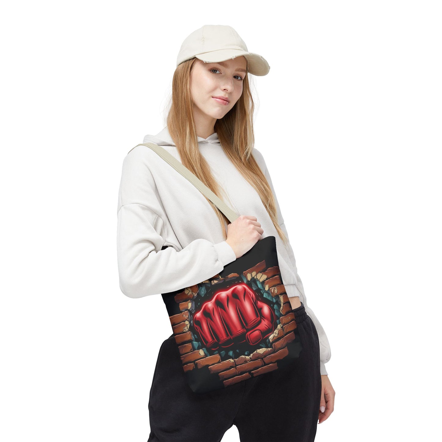 Red Fist Tote Bag