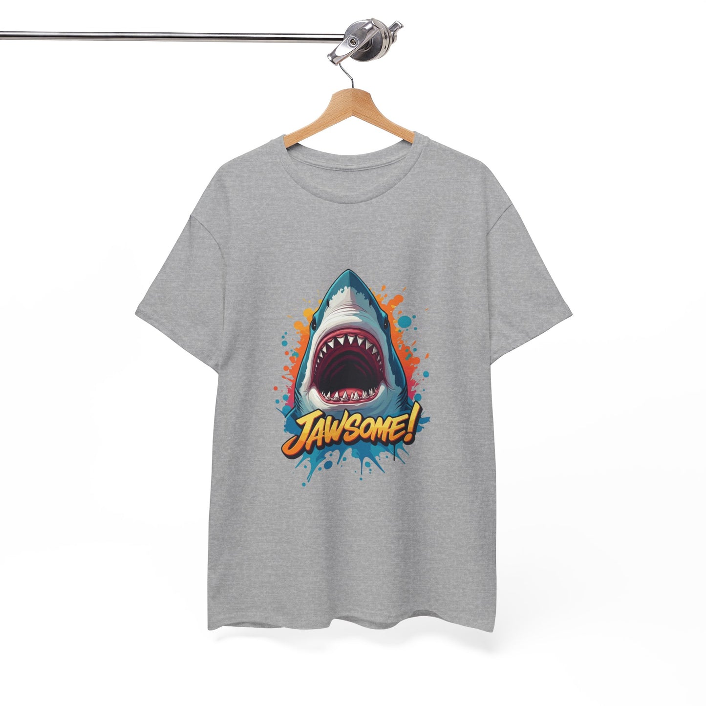 Jawsome Shark Graphic Tee | Fun Ocean Shark T-Shirt, Summer Beach Shirt, Shark Lover Gift, Trending Shark Week Apparel, Cute Marine Life Tee